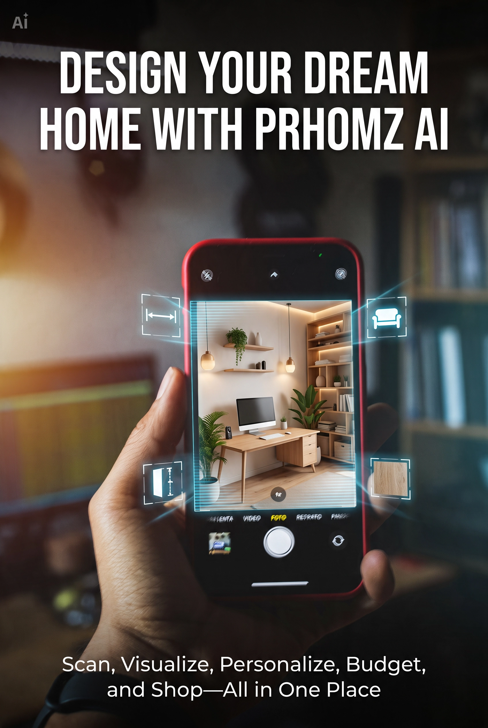 Design Your Dream Home with PRHOMZ AI: Scan, Visualize, Personalize, Budget, and Shop—All in One Place