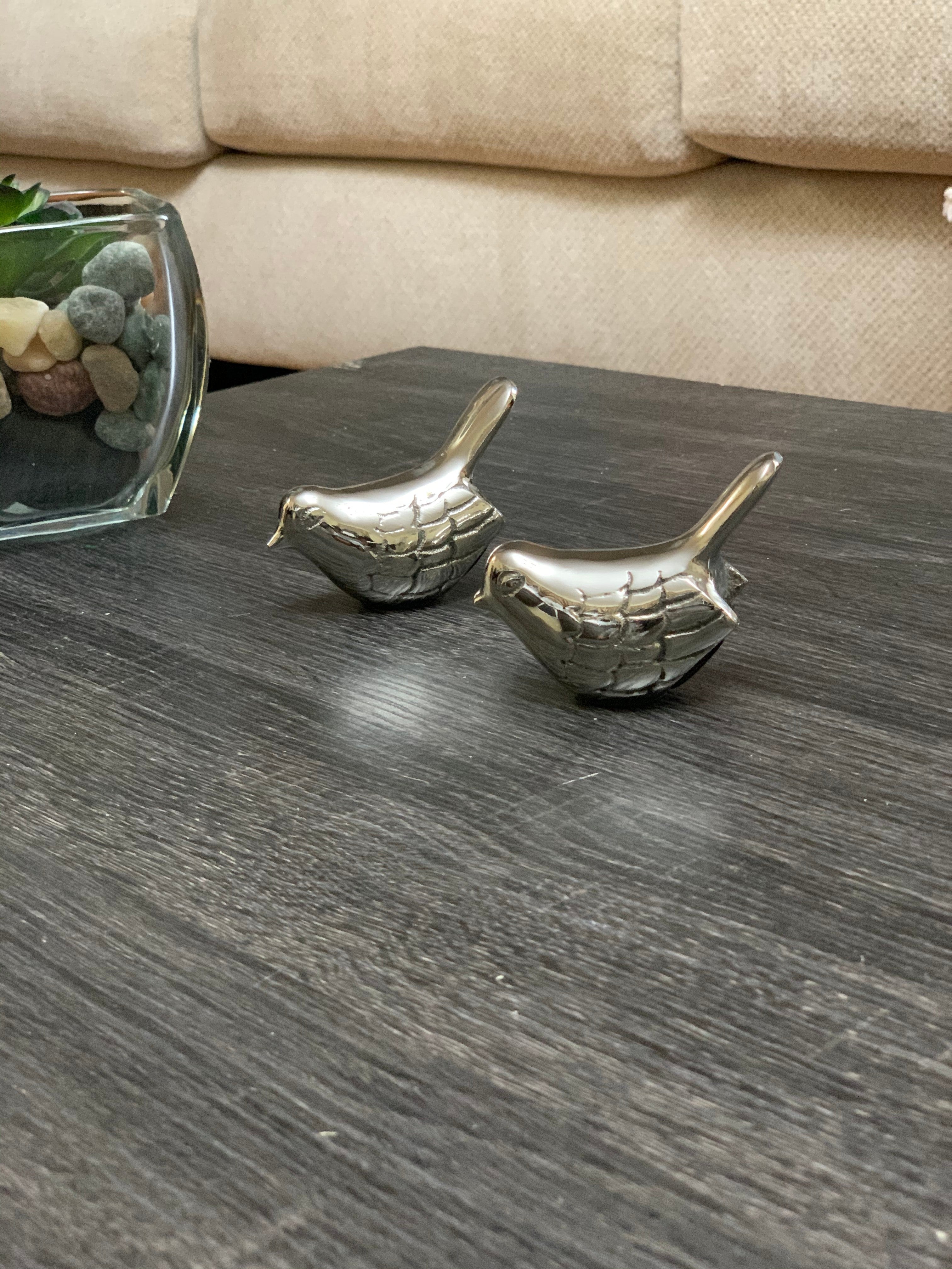 Vibhsa Birds of Health and Happiness Set of 2 (Silver)