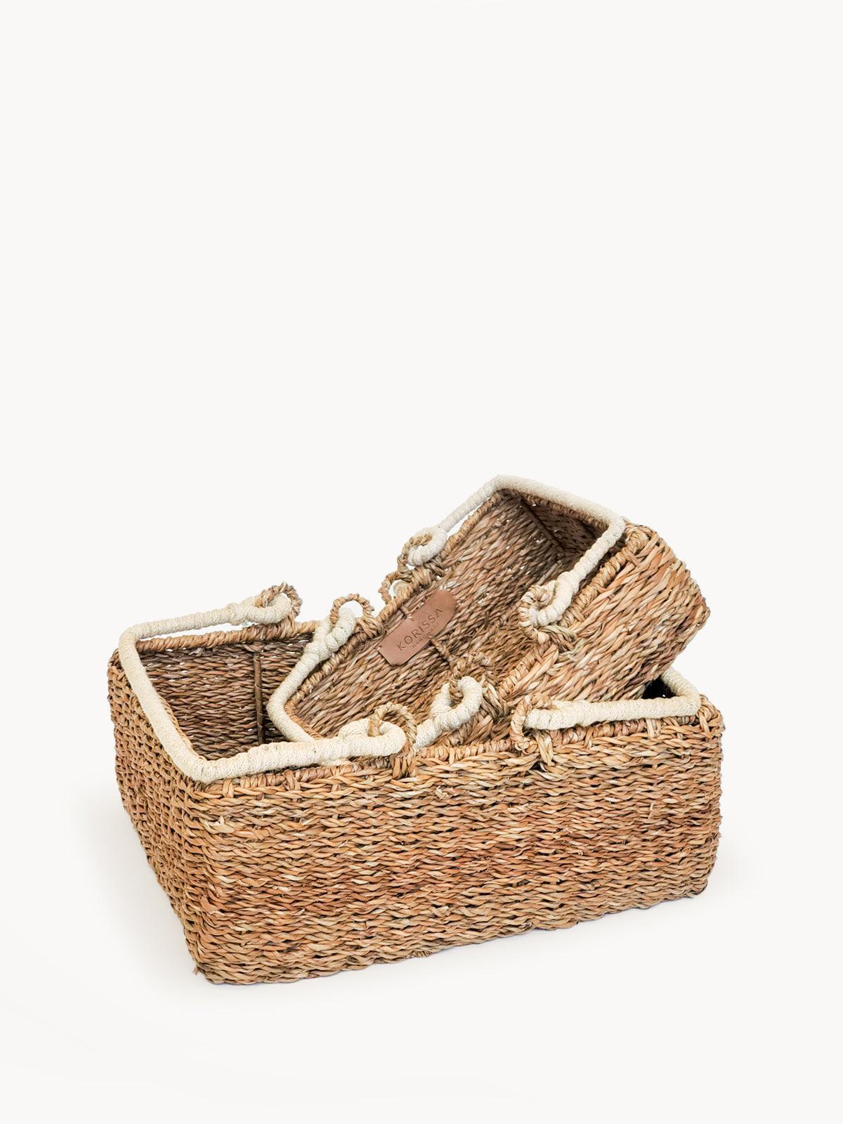 Savar Storage Basket With Handle - PRHOMZ