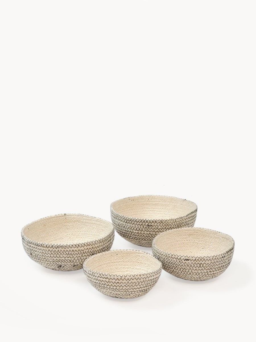 Amari Round Bowl - Black (Set of 4)