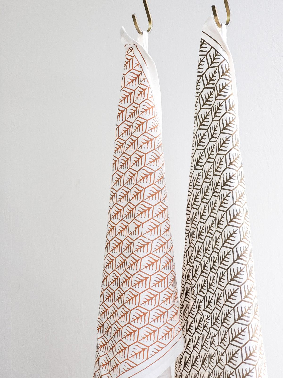 Hand Screen Printed Tea Towel - Set of 2 - PRHOMZ