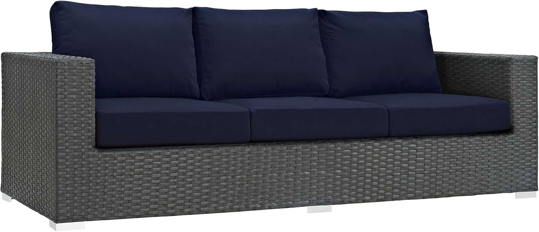 Weather-Resistant Wicker Rattan Outdoor Patio Sofa Set