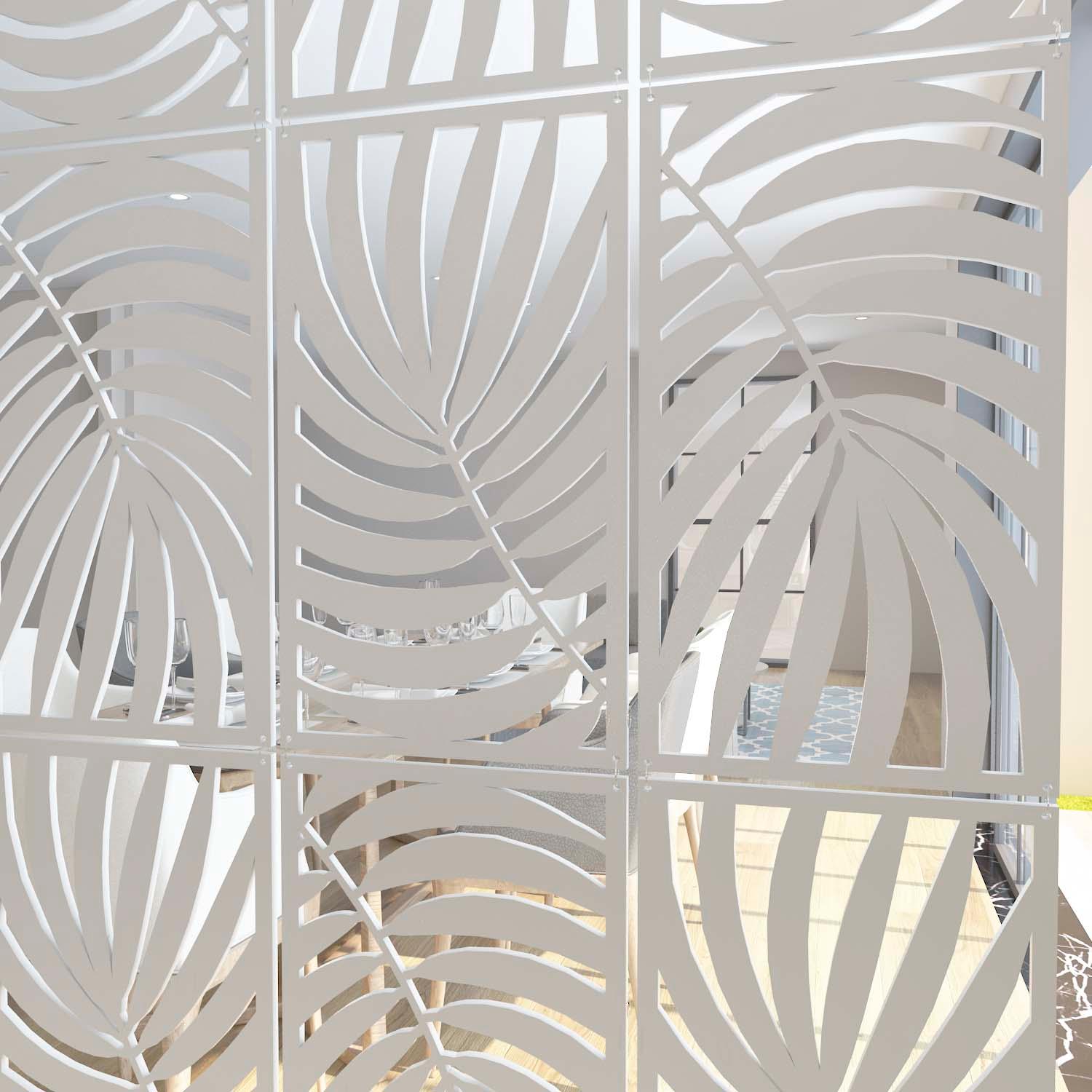 Palm Leaves Suspended Room Divider - PRHOMZ