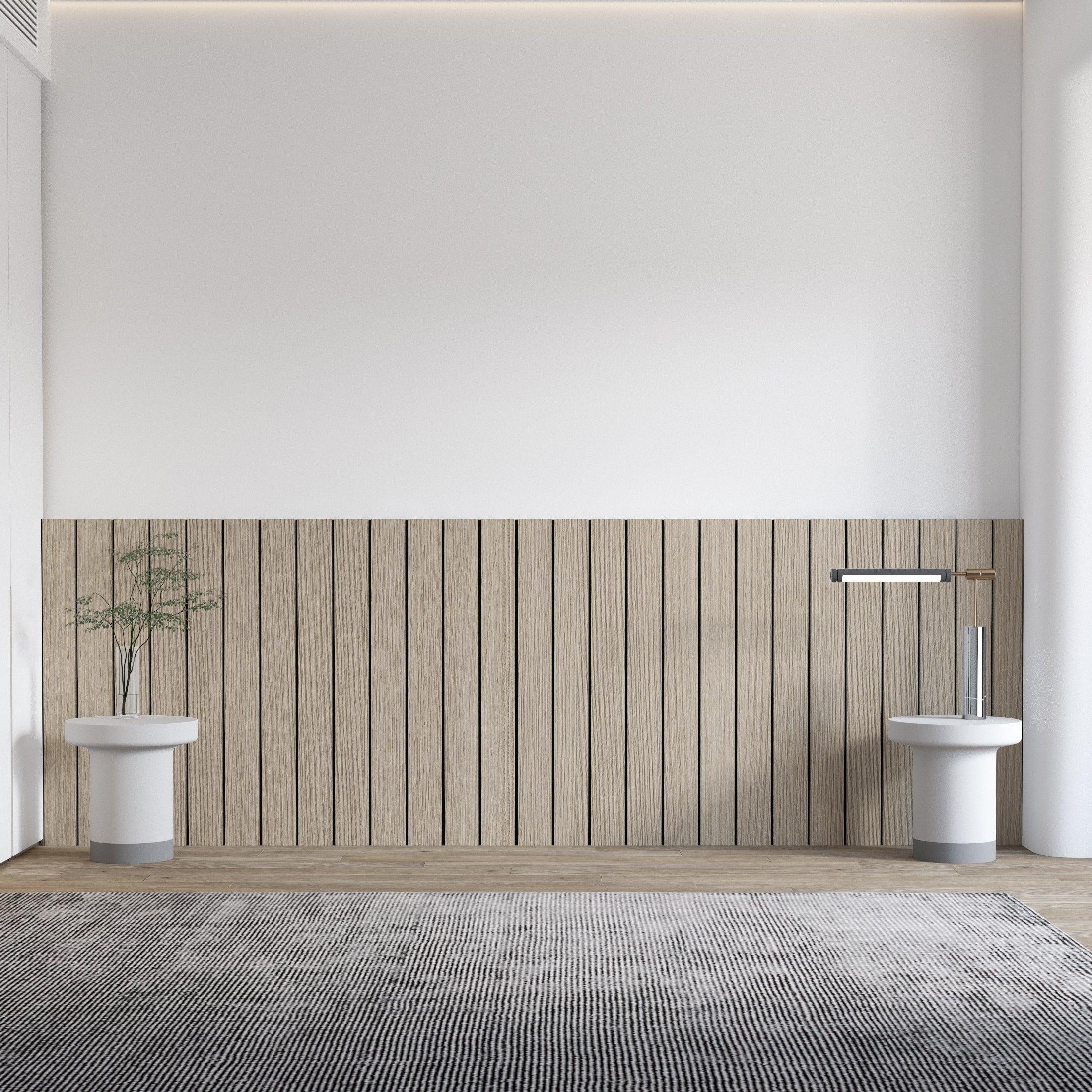 Light Wood Headboard Bars - PRHOMZ