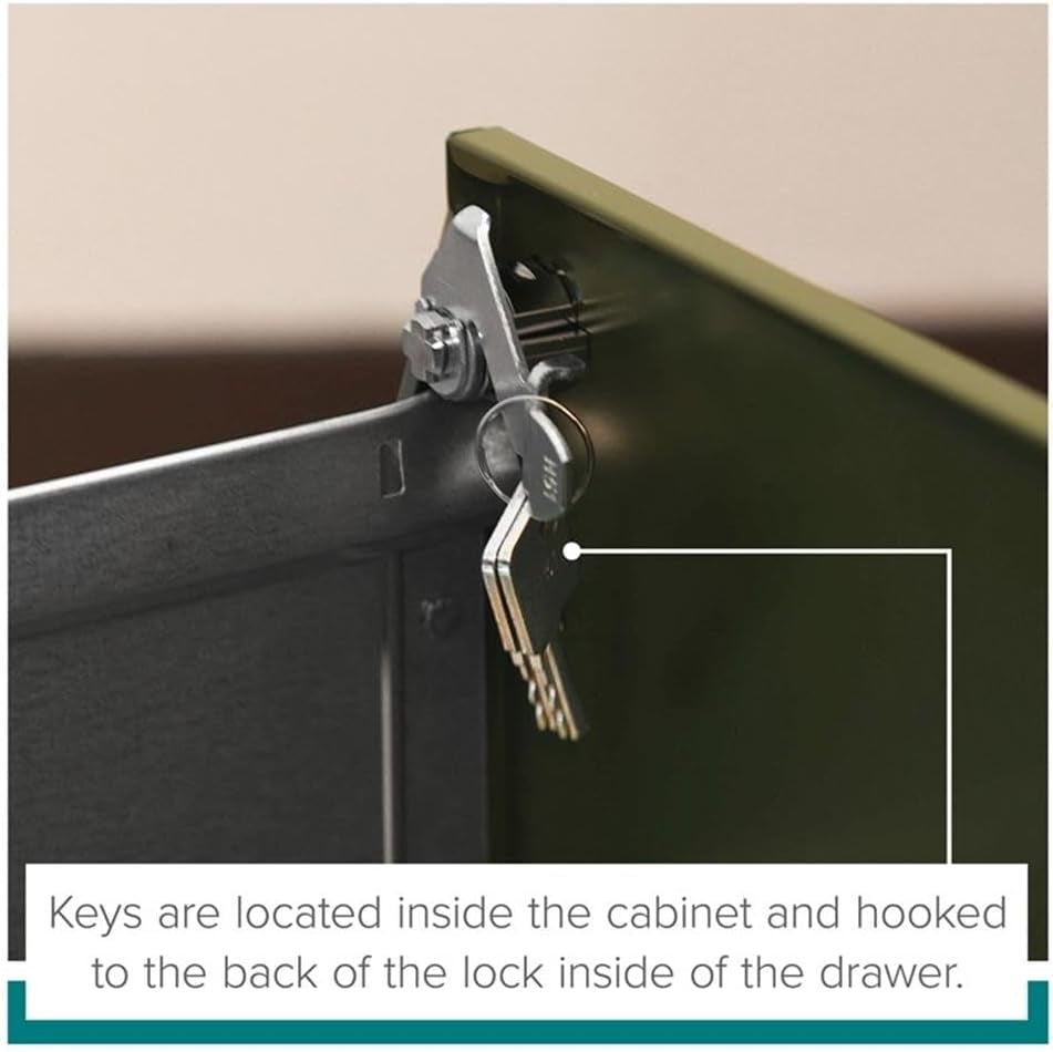 Blue 18In Deep 3 Drawer Metal File Cabinet Fully Assembled