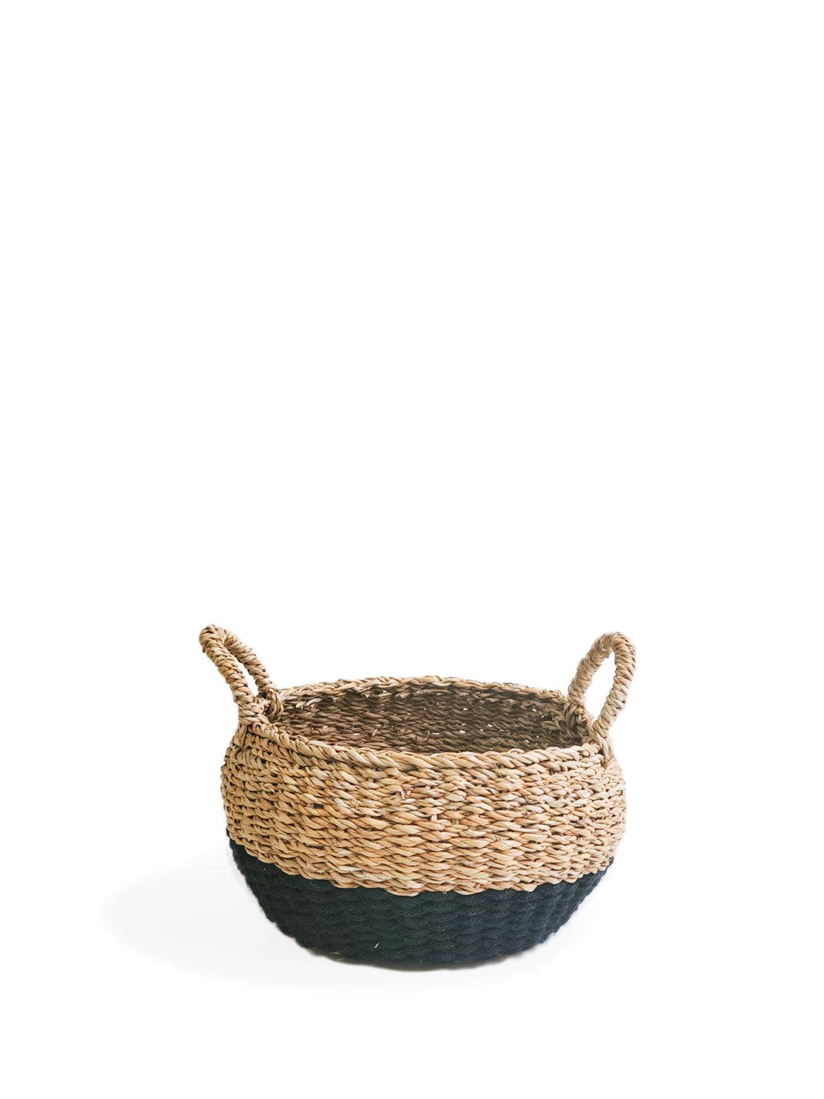 Ula Floor Basket - Black - PRHOMZ