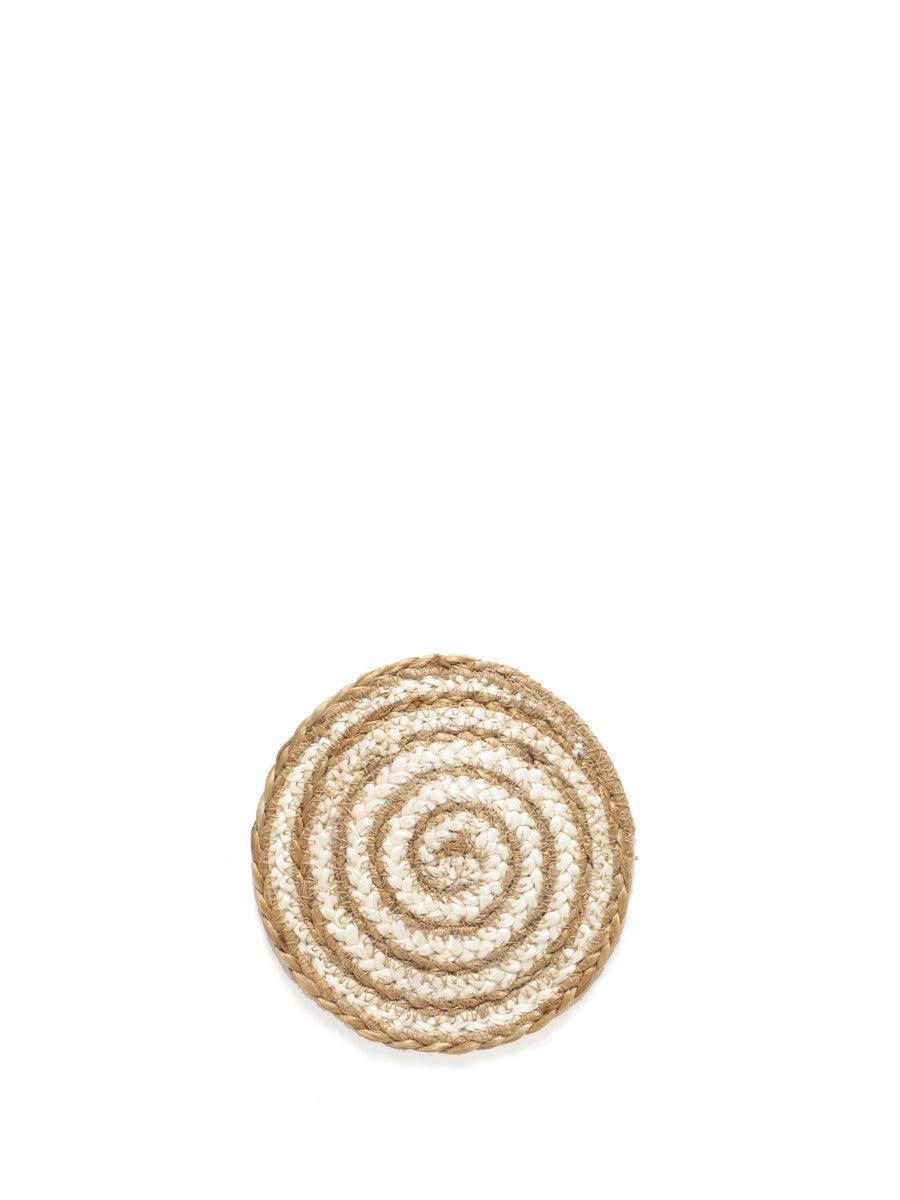 Kata Spiral Coaster Trivet - Natural (Set of 4) - PRHOMZ