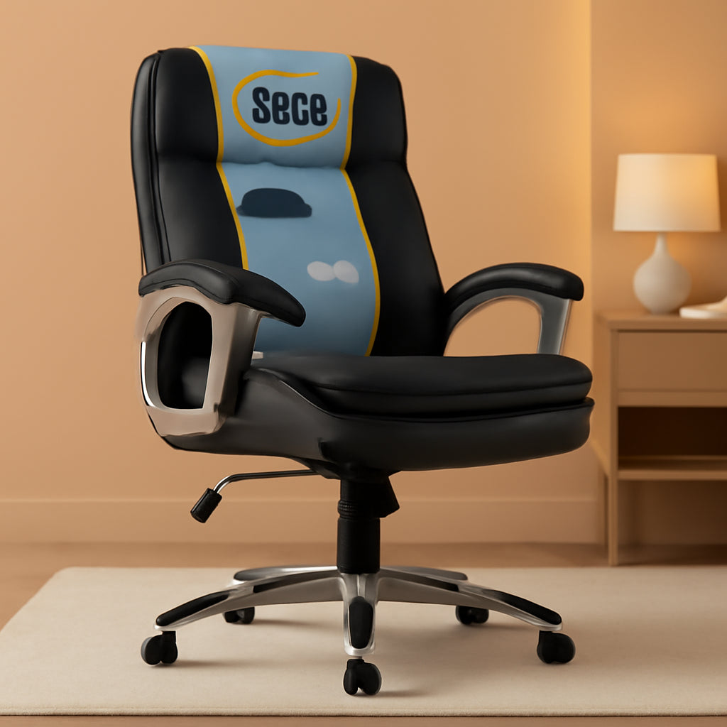 Big And Tall Black Ergonomic Executive Office Chair