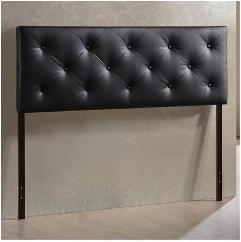 Elegant Modern Faux Leather Upholstered Headboard for Bedrooms