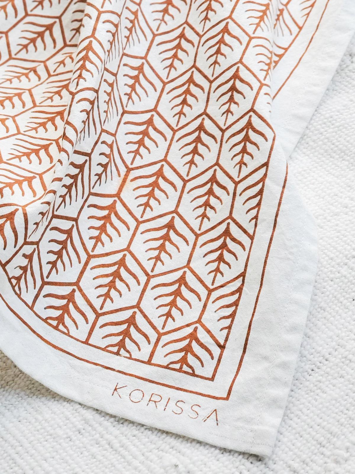 Hand Screen Printed Tea Towel - Set of 2 - PRHOMZ