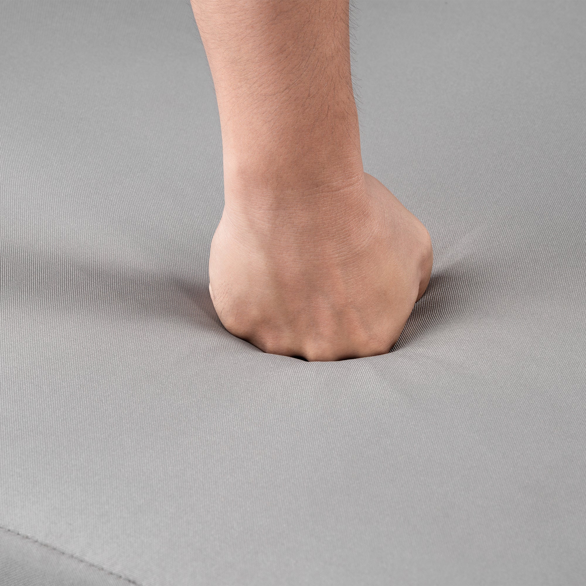 U_style Outdoor L-Shaped Sofa with Iron Frame and Ultra-Thick Cushions