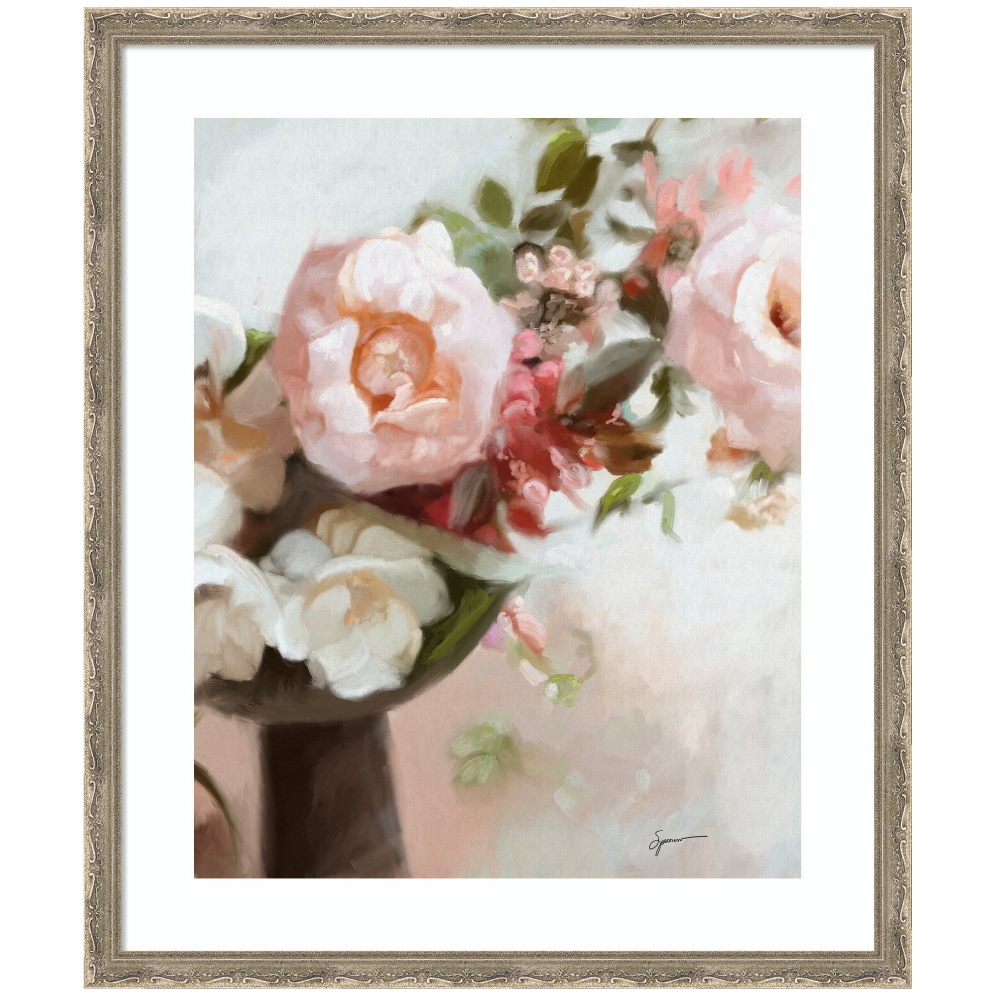 Everythings Peachy by Mary Sparrow Framed Wall Art Print