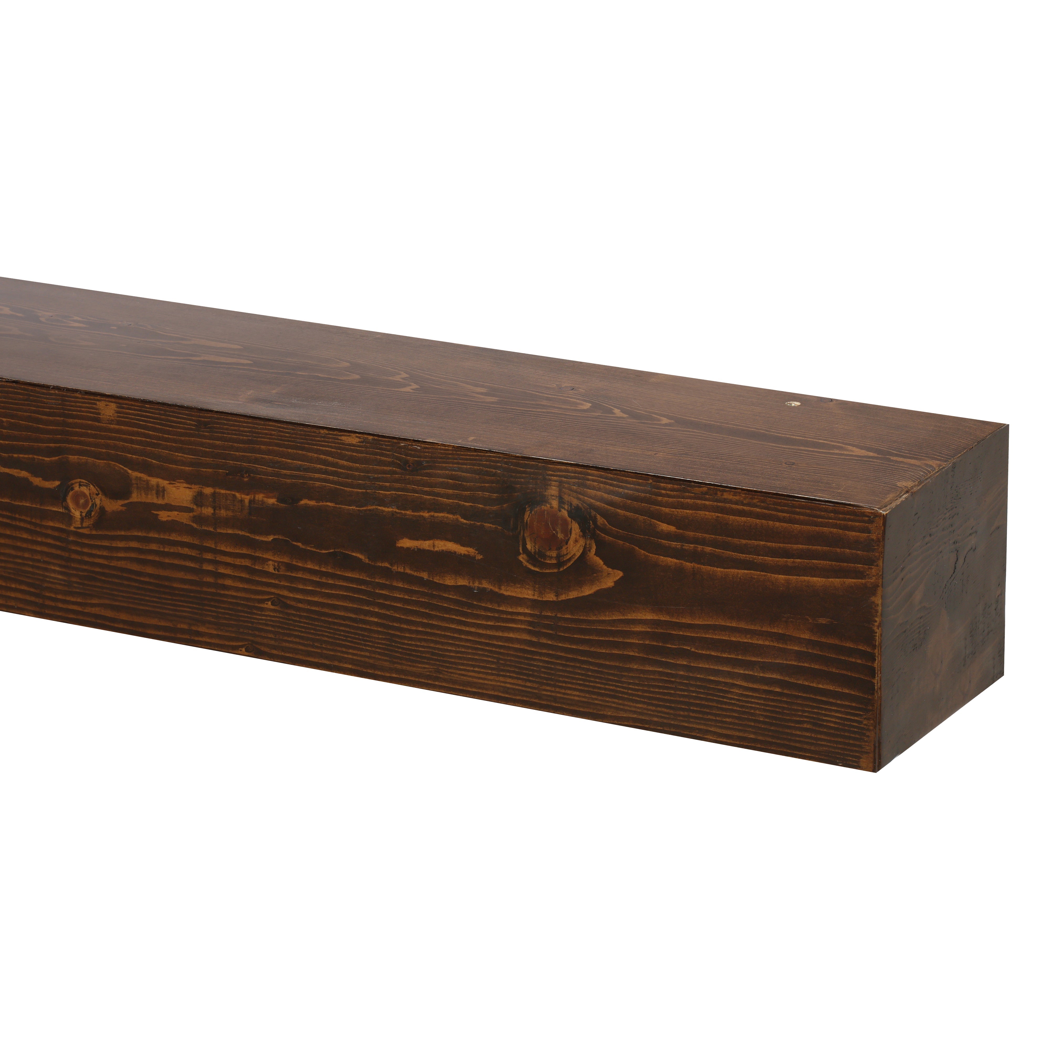 Barn Beam Fireplace Mantel Shelf