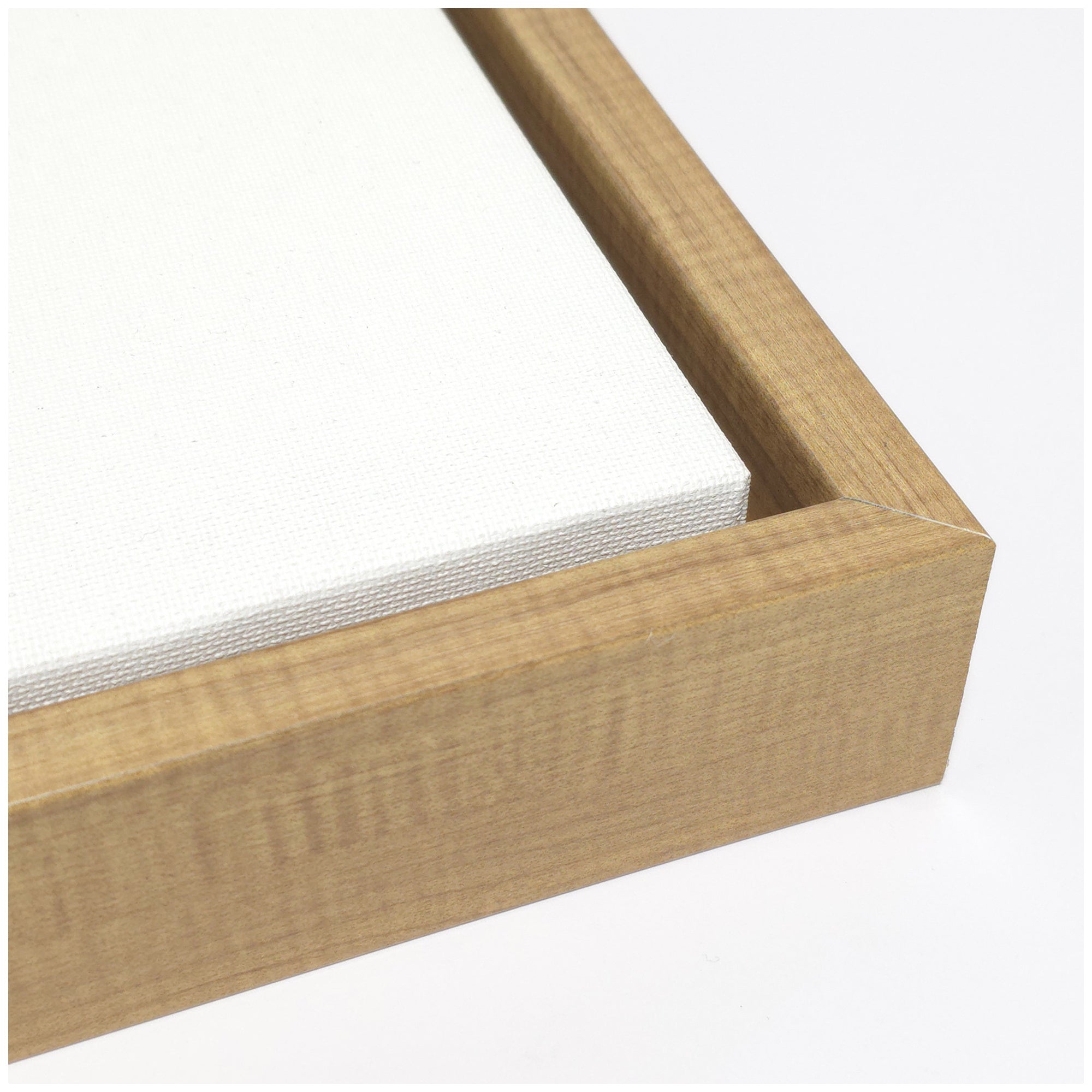 Sylvie Tonal Abstract Textural White and Beige Light Natural Neutrals Horizontal Framed Canvas by The Creative Bunch Studio