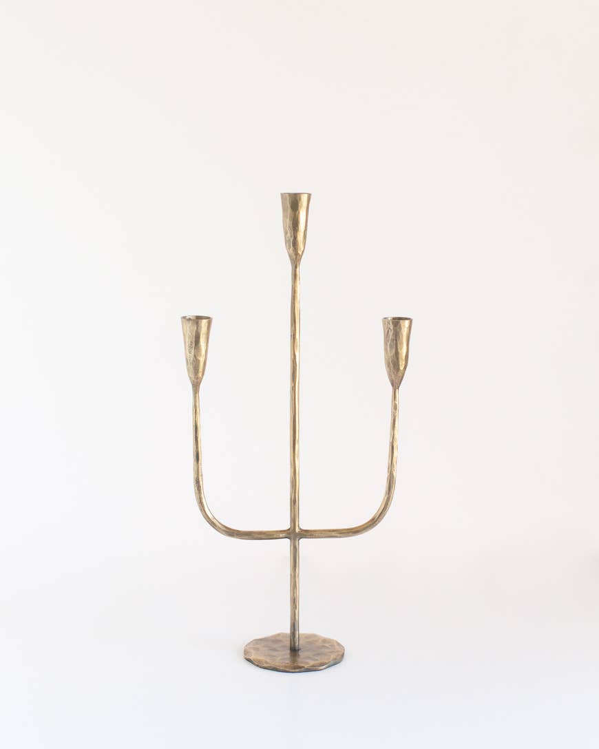 Hand-Forged Iron Candelabra-2