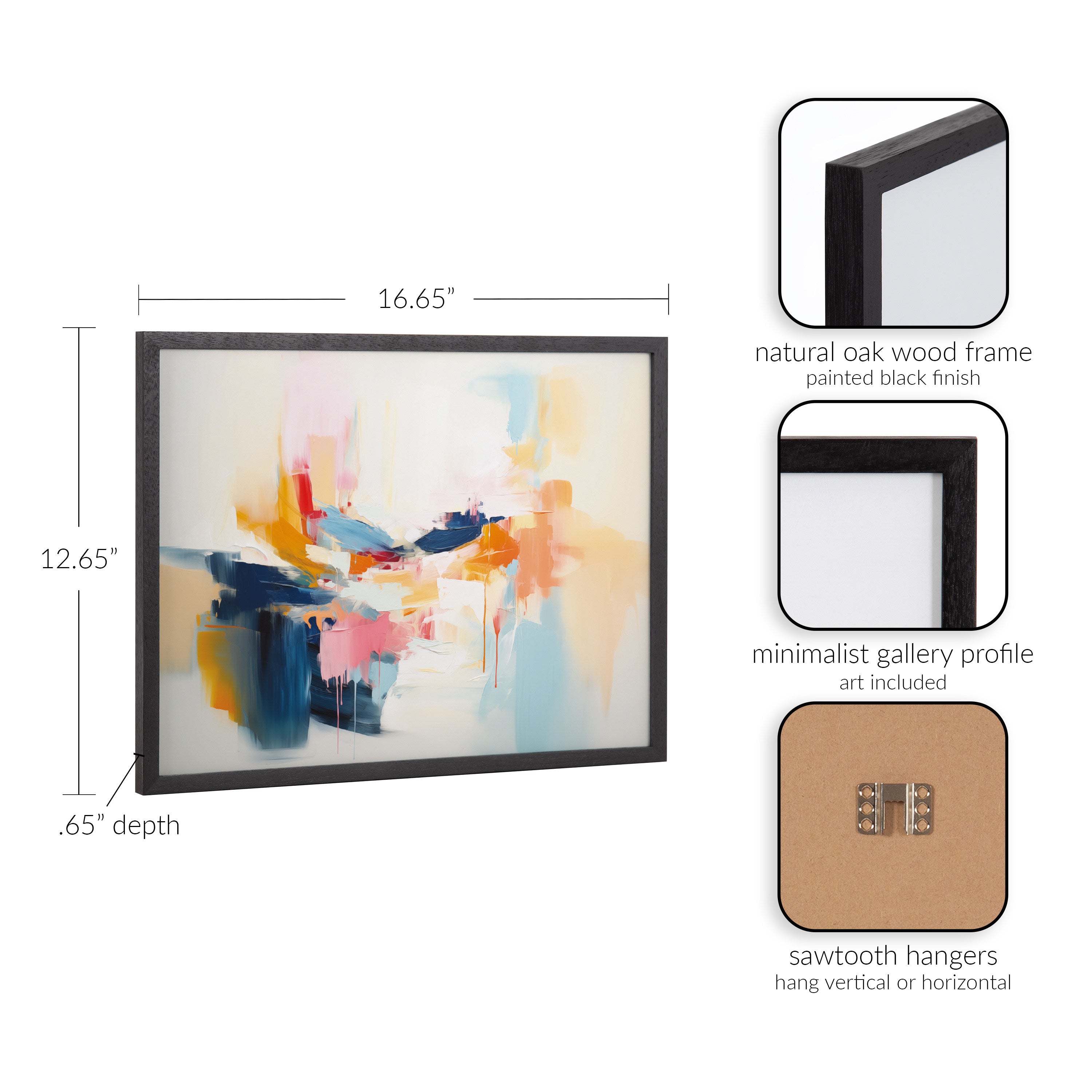 Gallery Elegant Coastal Beach Abstract Print by The Creative Bunch Studio