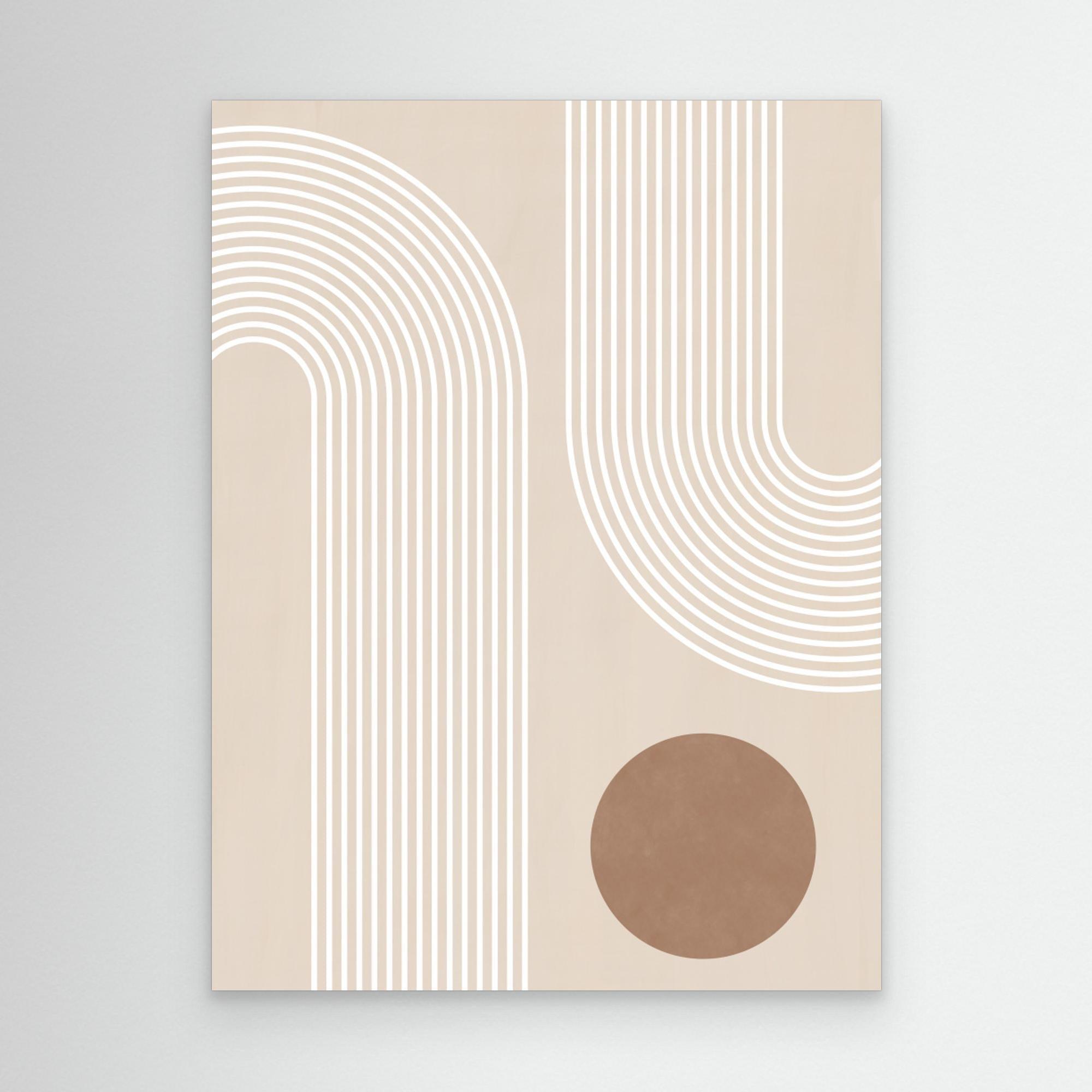 Beige Arc Poster No.1 by Elena Ristova - PRHOMZ