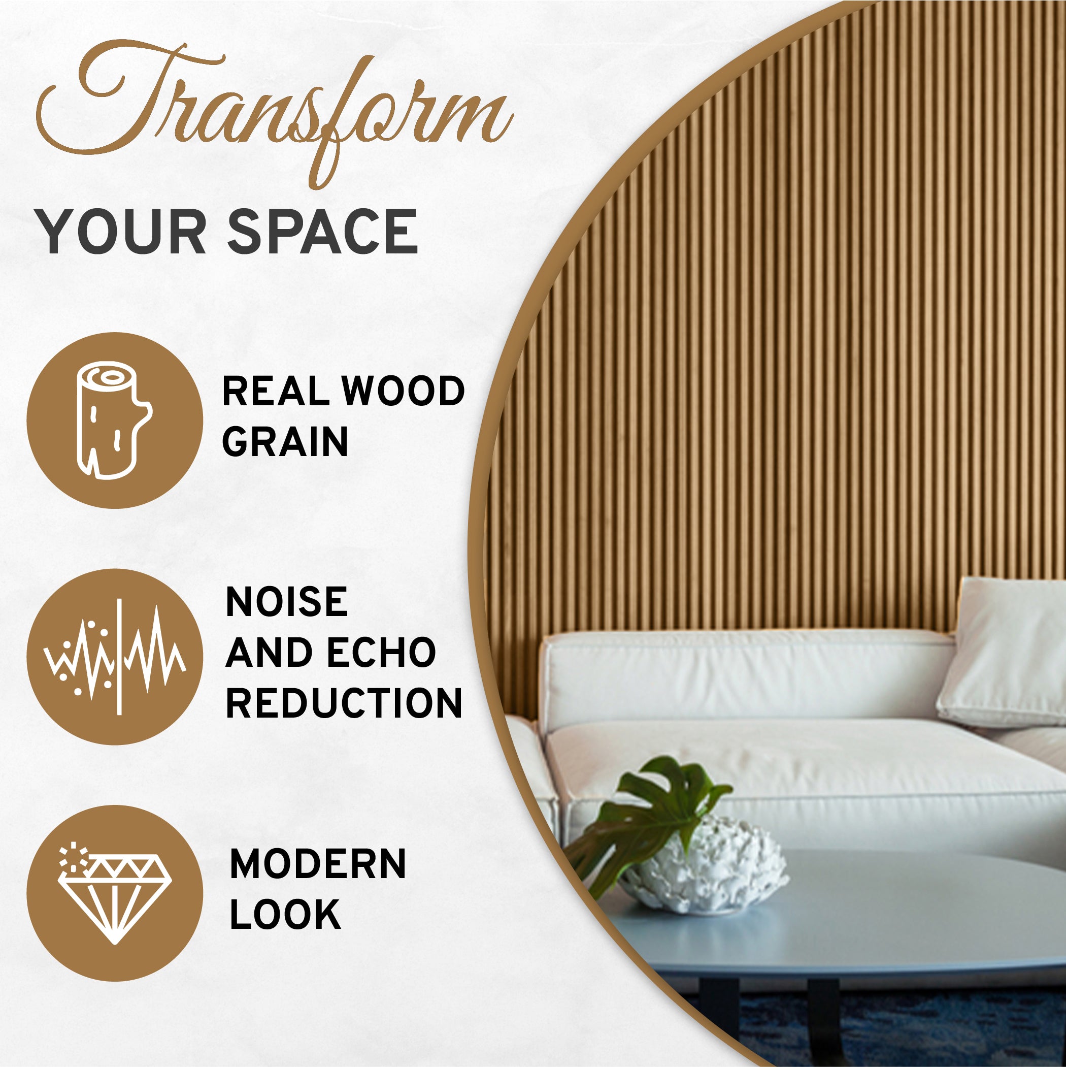 2-Pack Acoustic Wall Panels – Oiled Oak