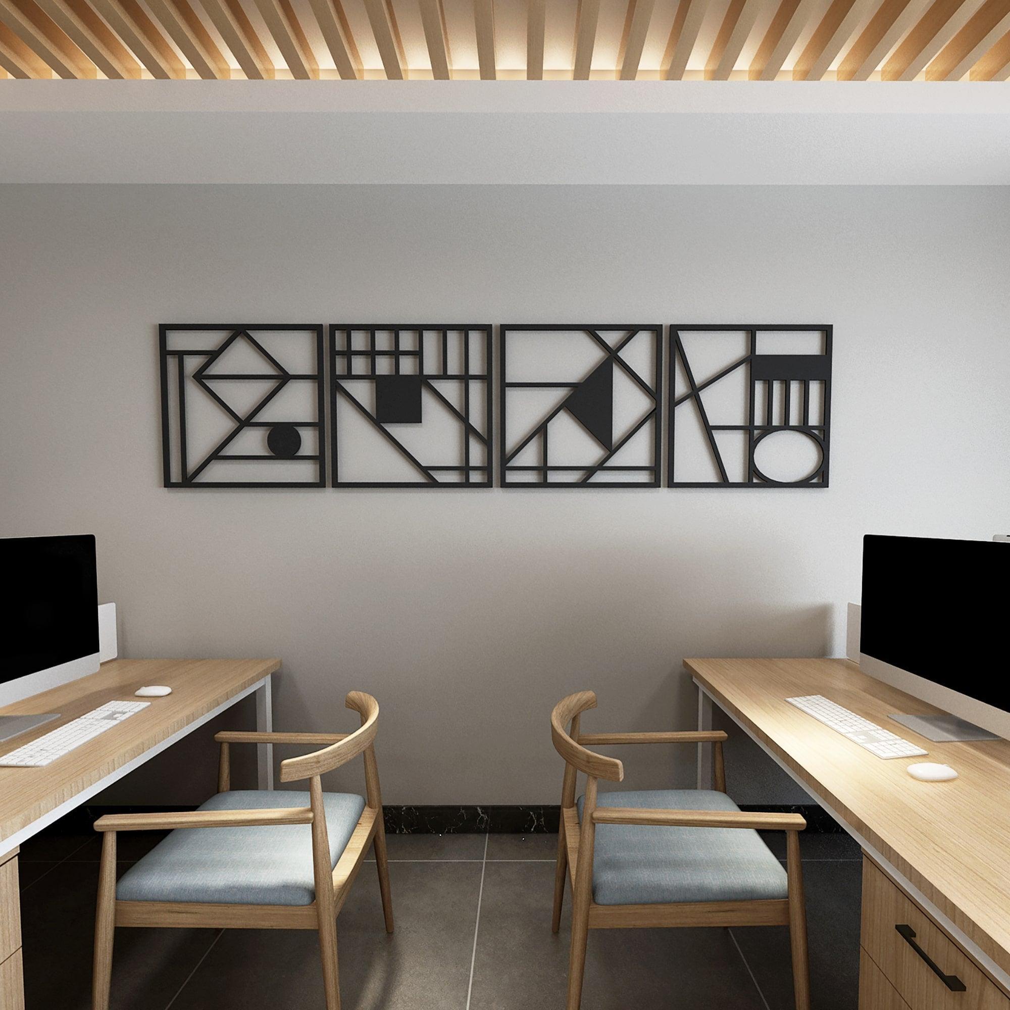 Geometric Composition 3D Wall Art - PRHOMZ