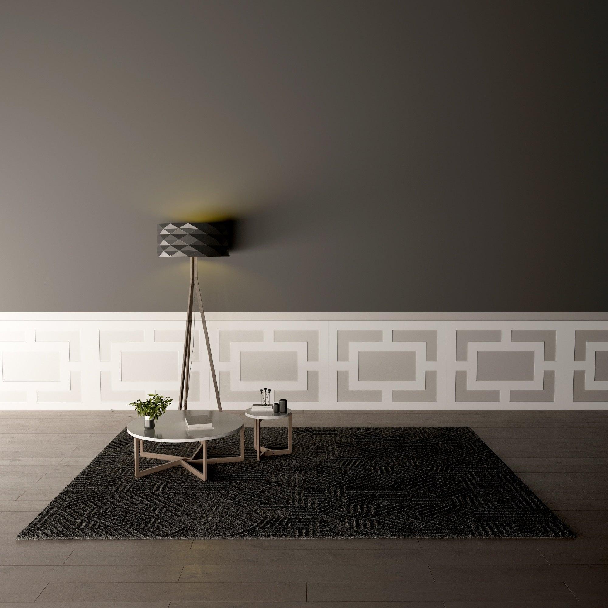 Mid Century Wainscot 3D Wall Panels - PRHOMZ