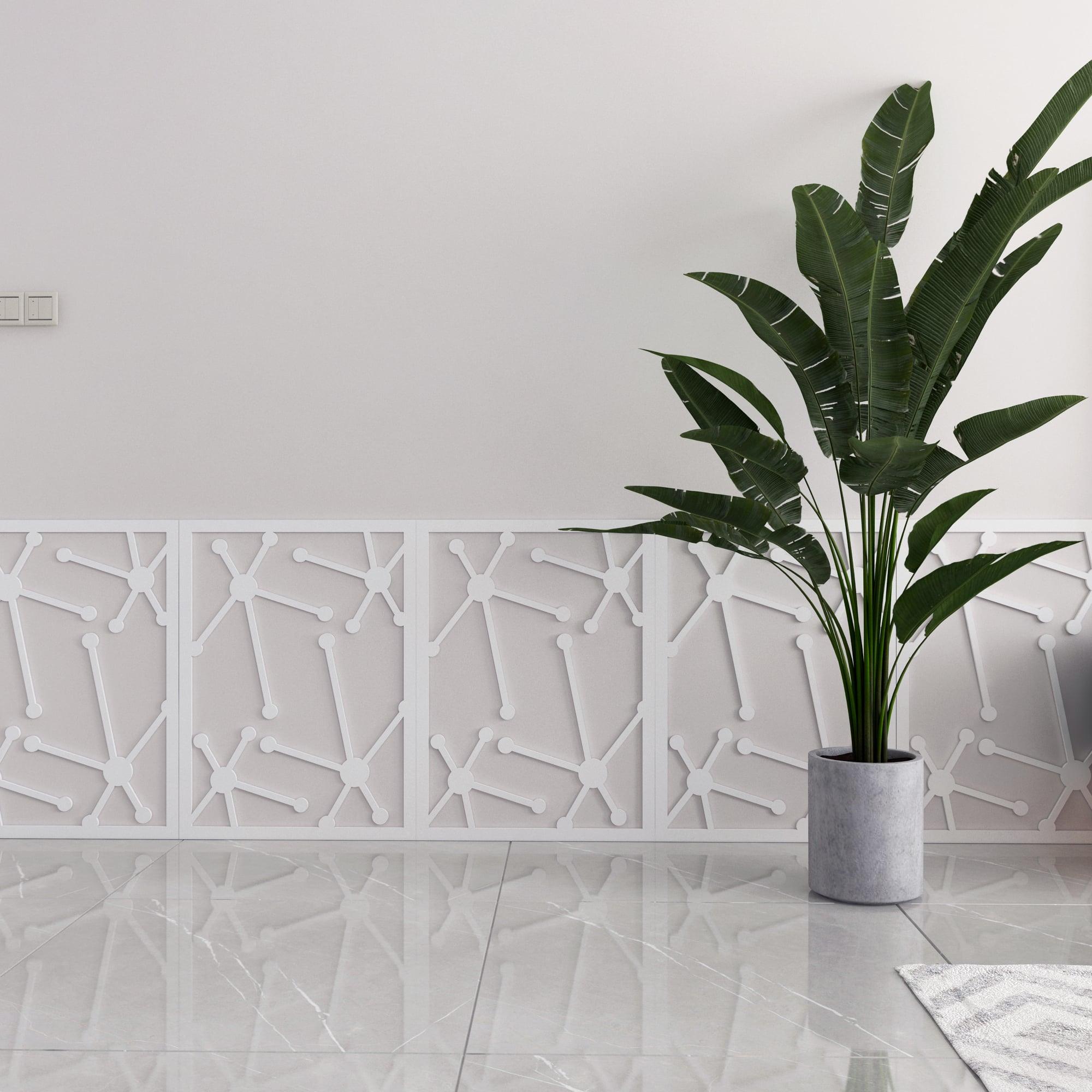 Atomic Stars Wainscot Wall Panels - PRHOMZ