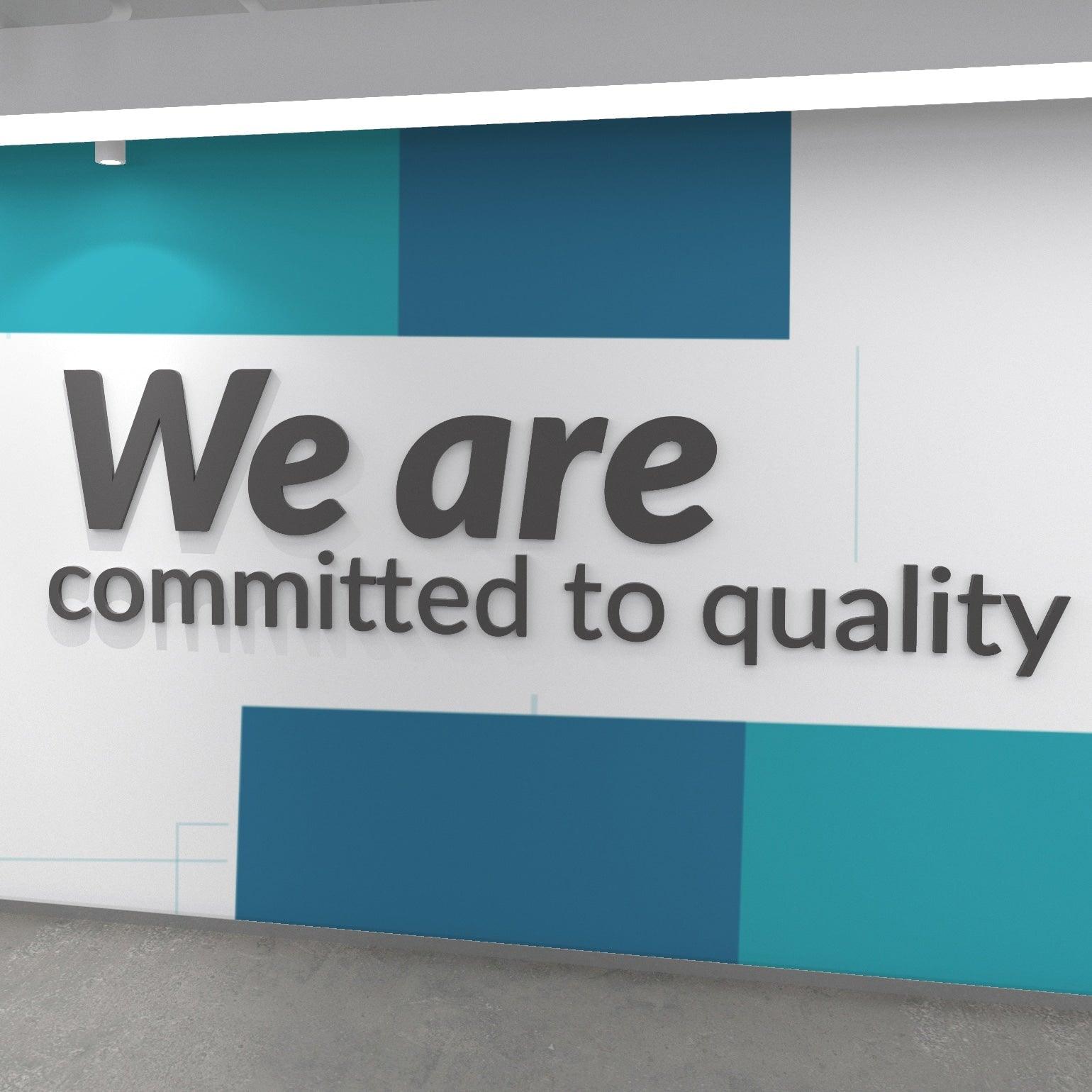 We are committed to quality 3D Office Wall Decor - PRHOMZ