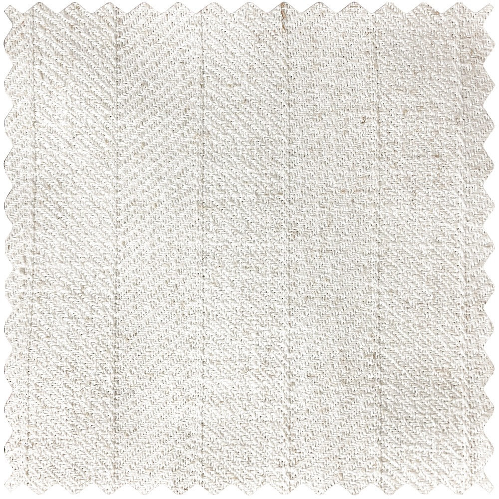 Evan Soft Linen Blend Herringbone Textured Curtains