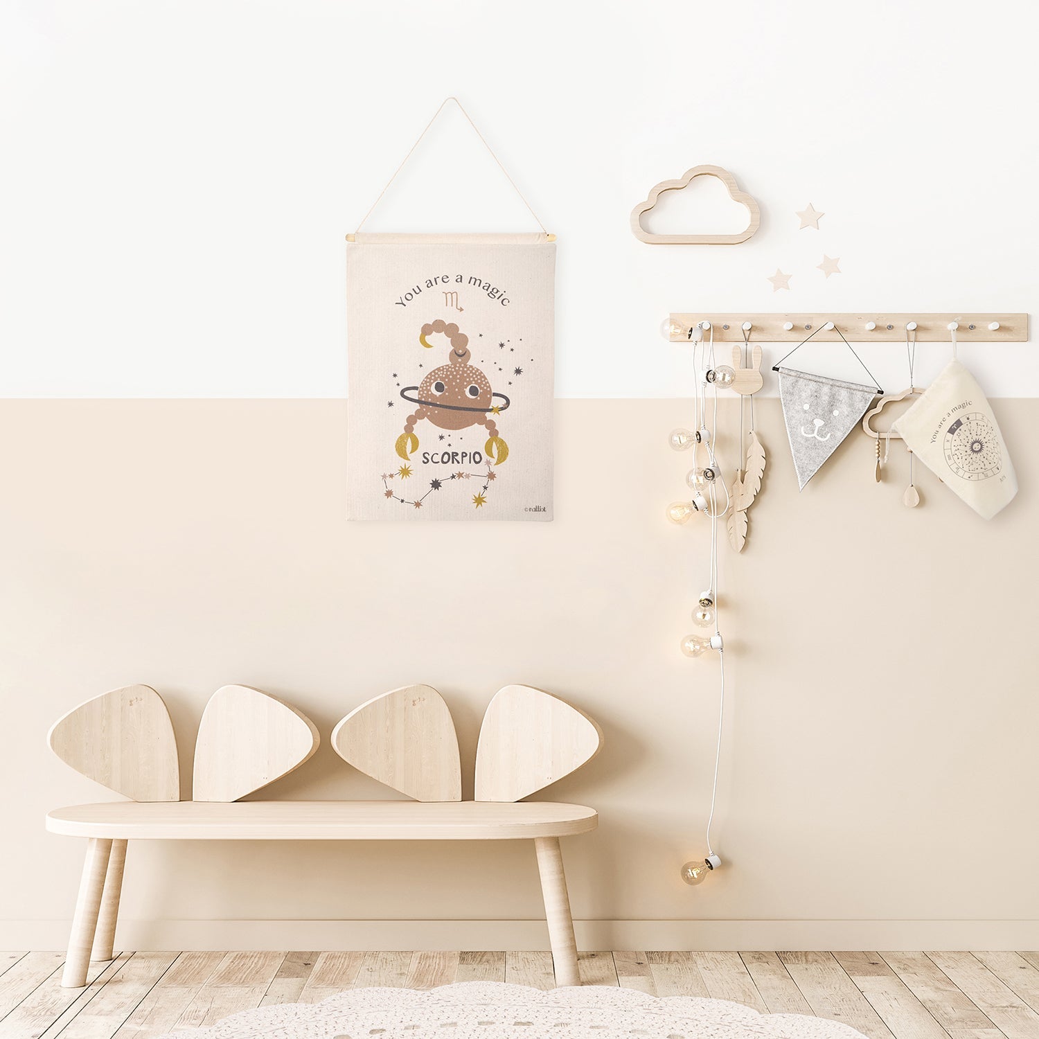LITTLE SCORPIO children's wall decoration zodiac sign scorpio