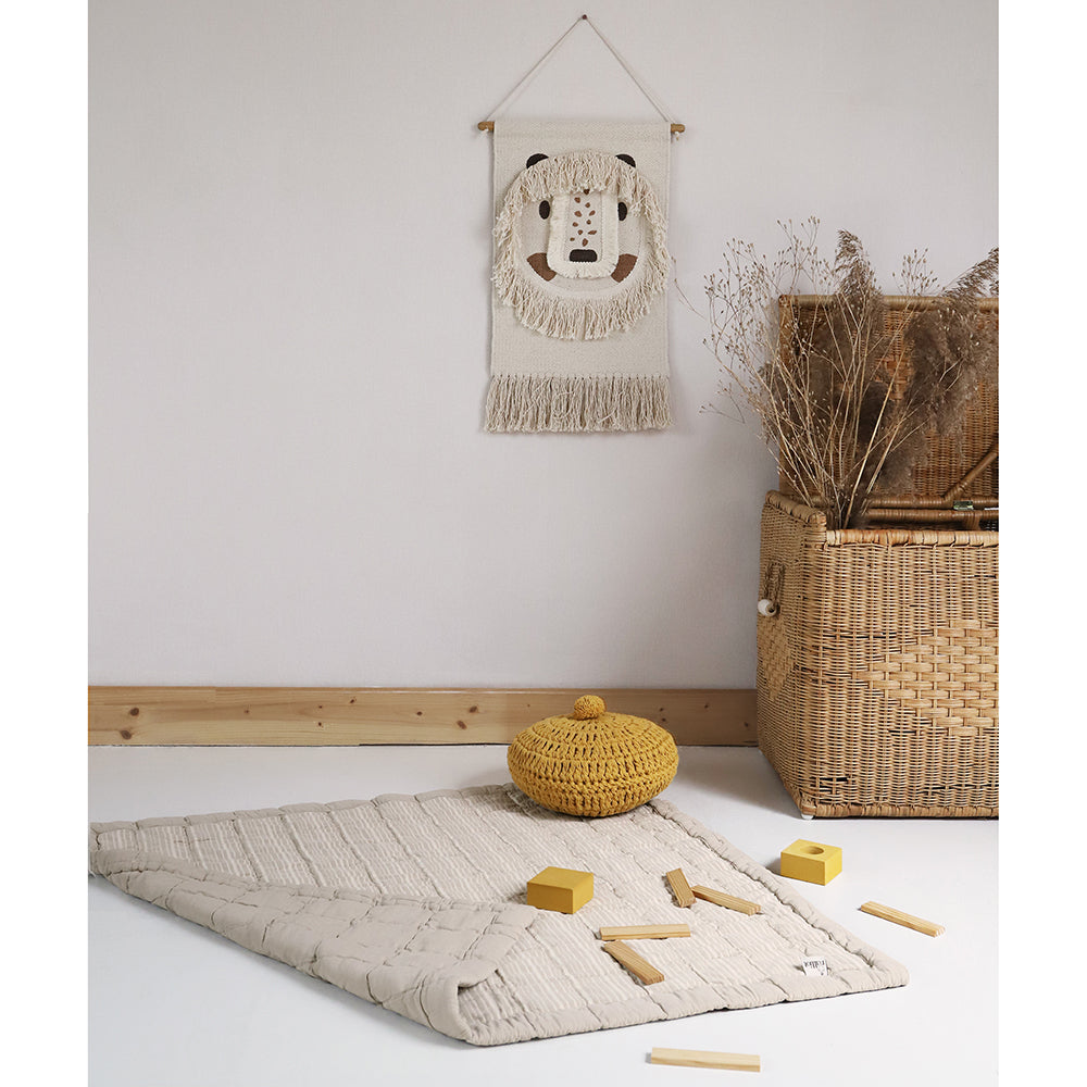 ANNA SABLE LAVE reversible baby blanket