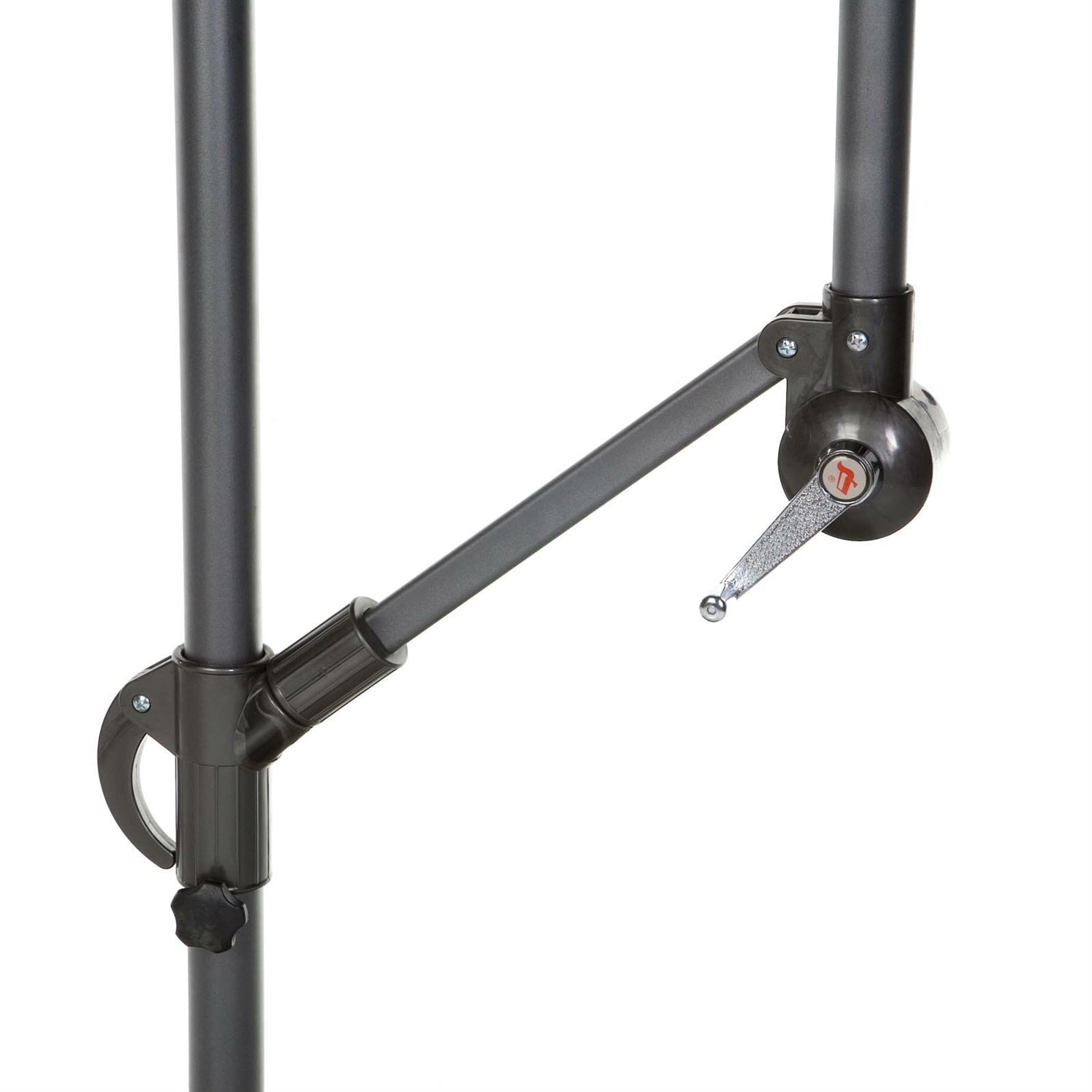 10 Foot Mocha Offset Patio Canopy Umbrella Rotates 360 Degrees-2