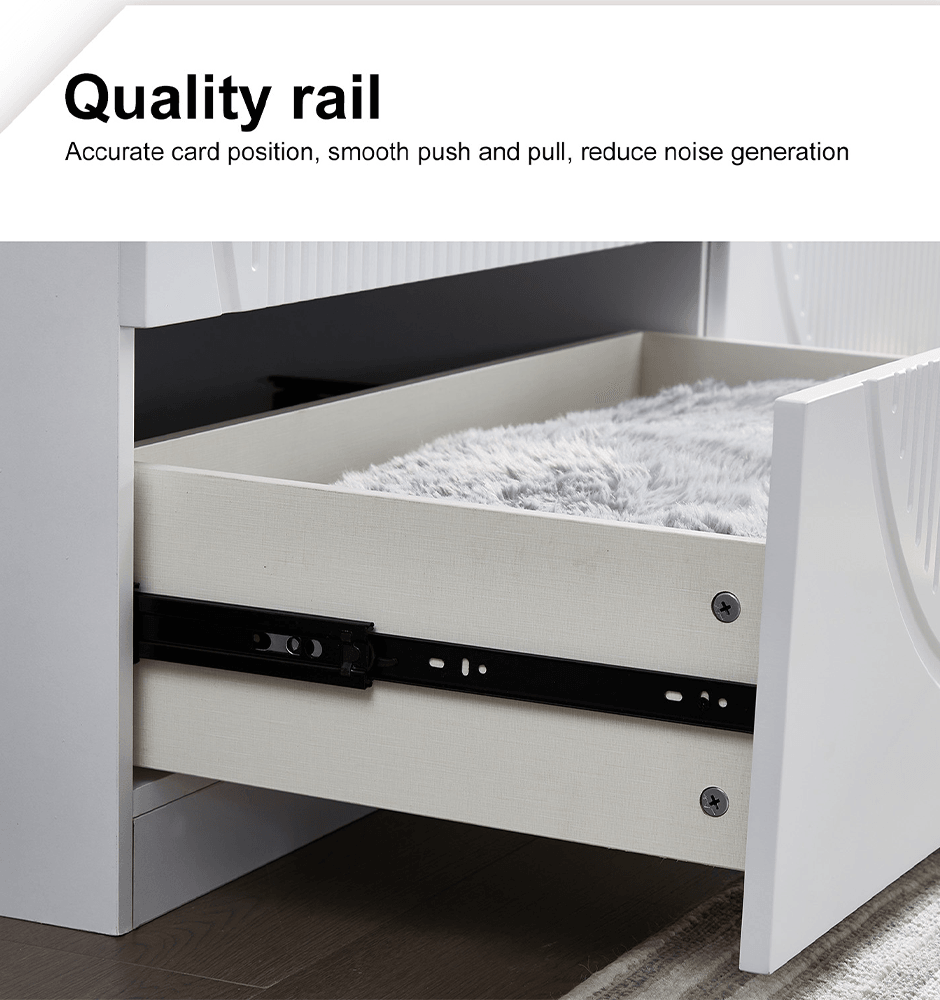 74.2'' H 4-Door White Wooden Armoire Wardrobe | Freestanding Storage Closet with Gold Handles, Hanging Rod, Shelves & Drawers - PRHOMZ