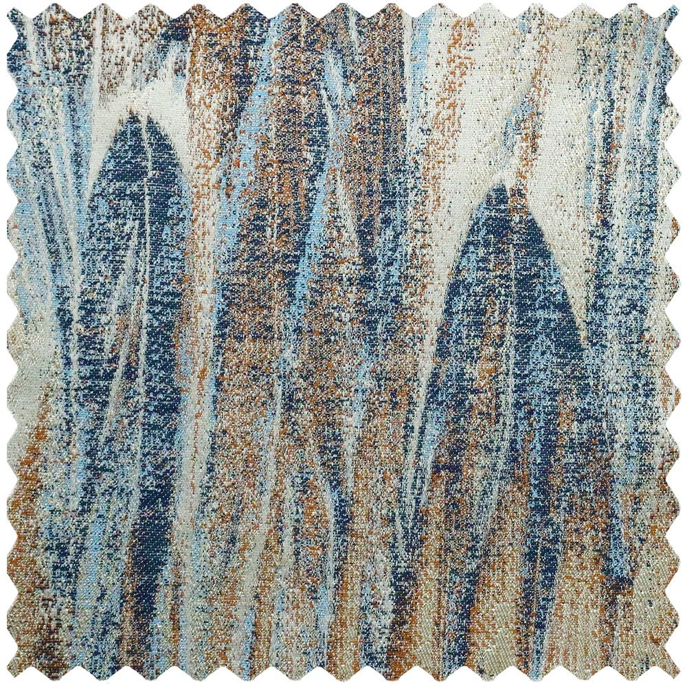 Phoenix Abstract Gradient Curve Jacquard Curtains