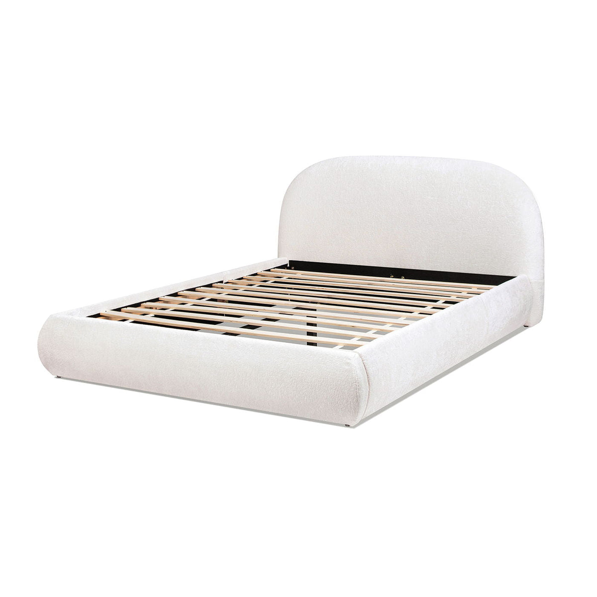 Archie Puffy Grounded - Upholstered Platform Bed