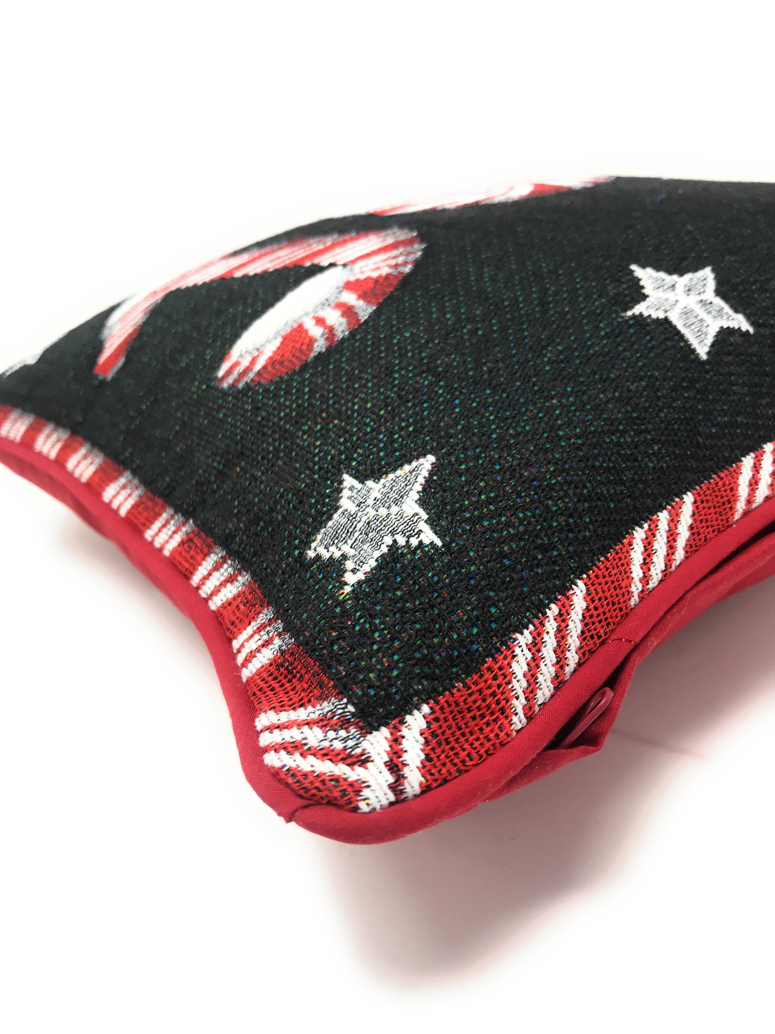 DaDa Bedding Set of 4 Pieces - Autumn Harvest Halloween & Christmas Ornaments Holiday Tapestry Throw Pillow Covers Bundle Pack - 16" x 16"