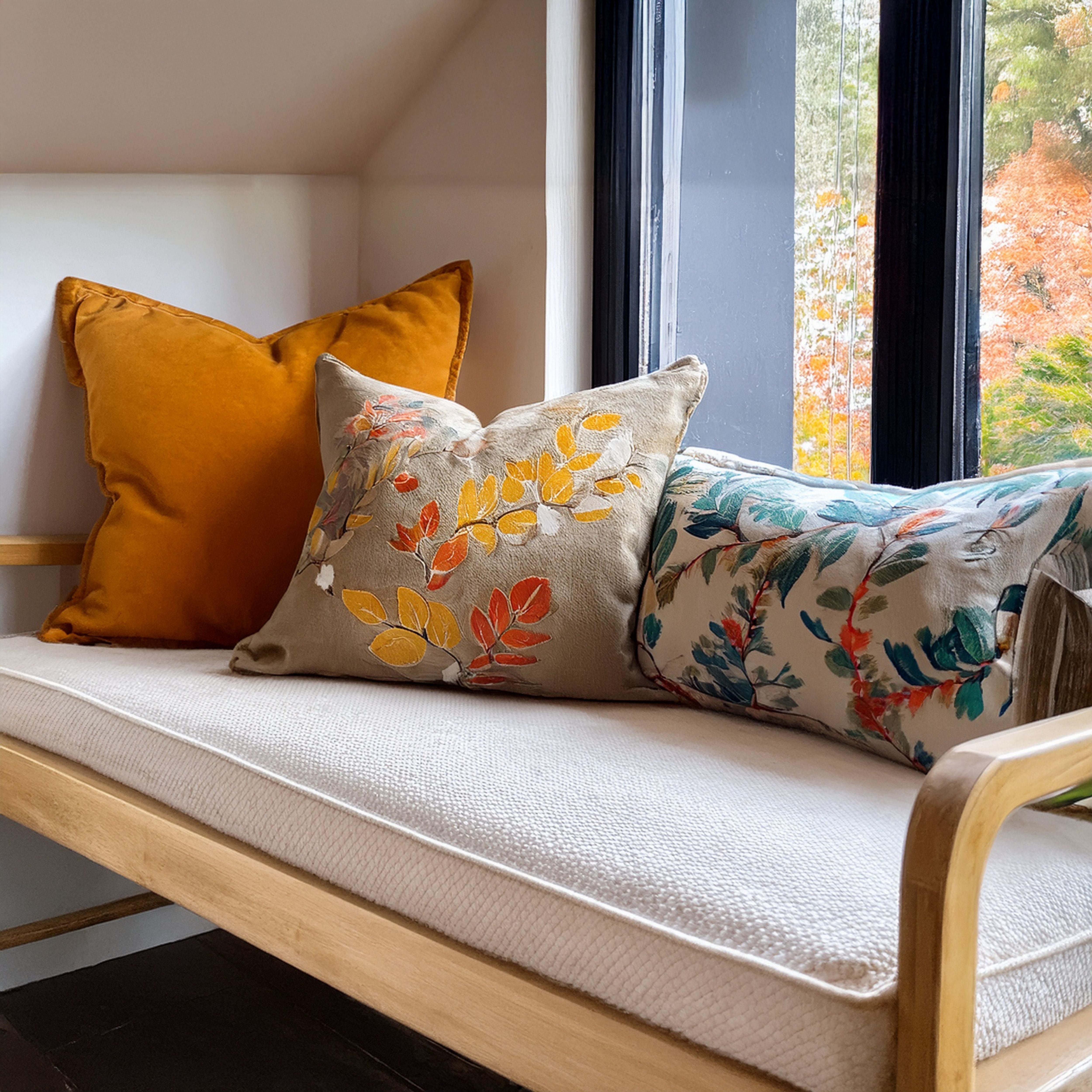 Custom 6 Inch (15cm) Rectangular Foam Bench, Seat & Sofa Cushions | Made to Measure in Cotton Velvet, Linen or Organic Cotton for Indoor & Outdoor Furniture-4