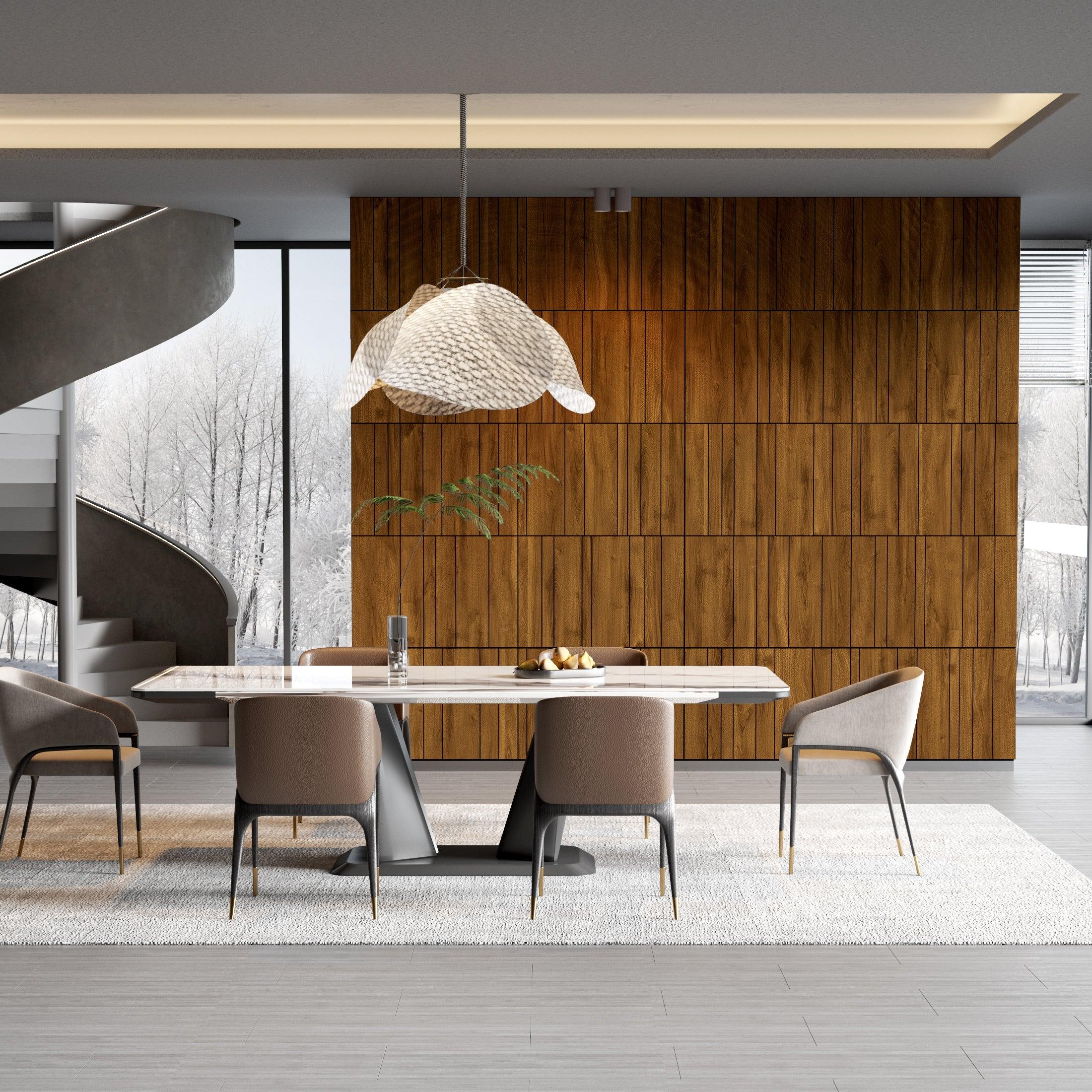 Dark Wood Decorative Panels - PRHOMZ