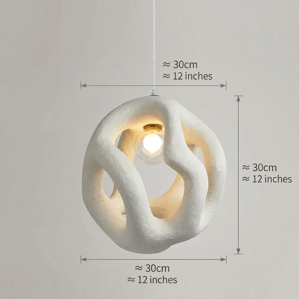 Wabi Sabi Pendant Light Scandinavian Minimalist Hanging Lamp