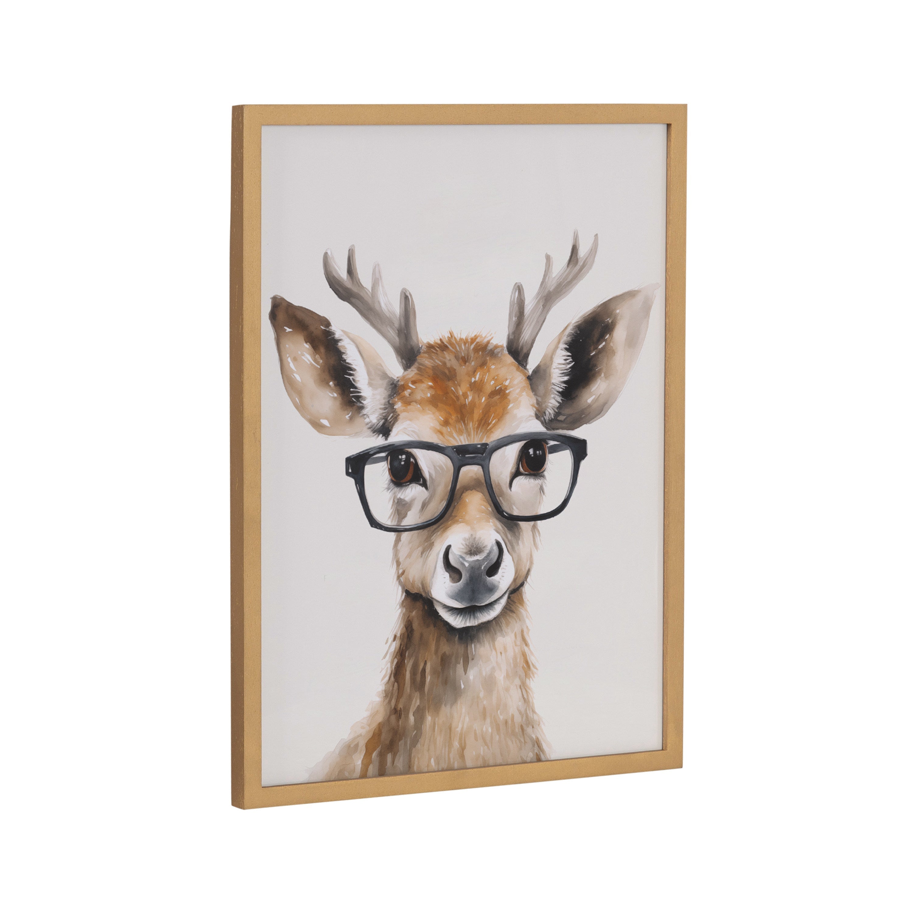 Gallery Cute Deer Wearing Glasses Print by The Creative Bunch Studio