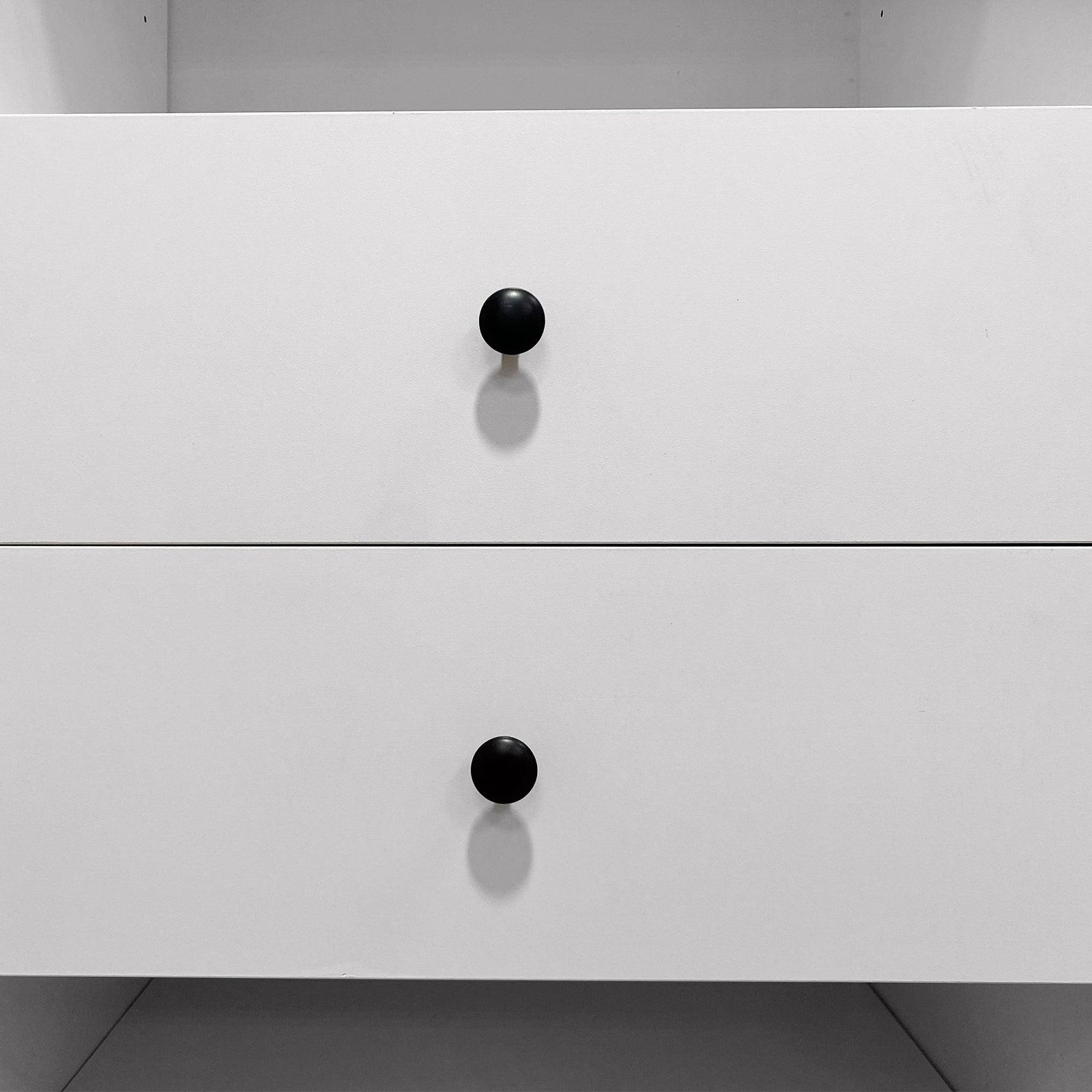 Clothes Organizer with 3 Shelves & 2 Drawers for Storage – Walk-In Closet System, 24"W x 16"D x 71"H - PRHOMZ