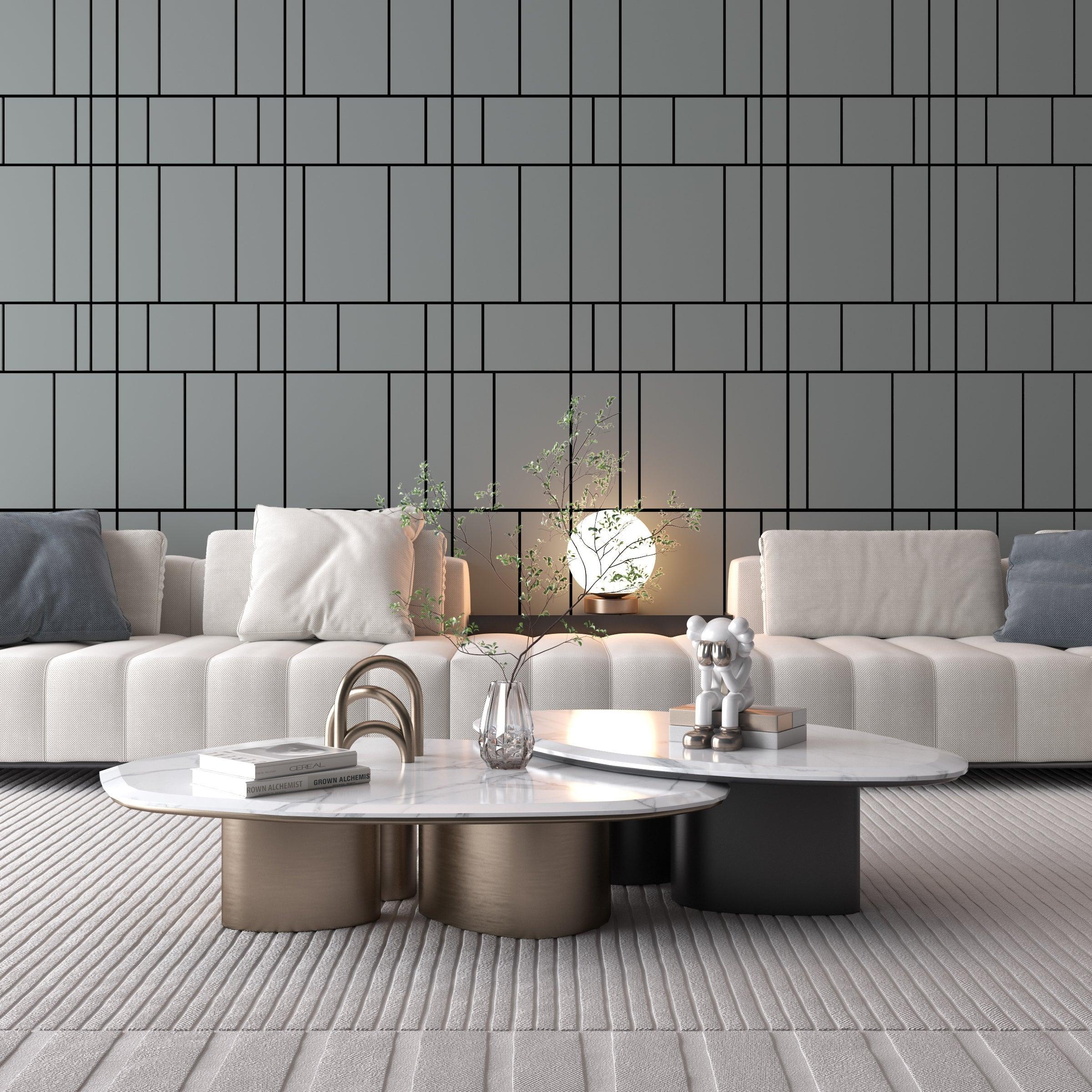 Middle Grey Modular Panels - PRHOMZ