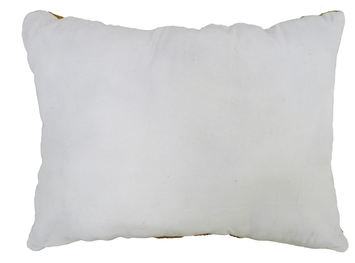 Vibhsa Navy & White Striped Indoor Outdoor Pillow 14x20