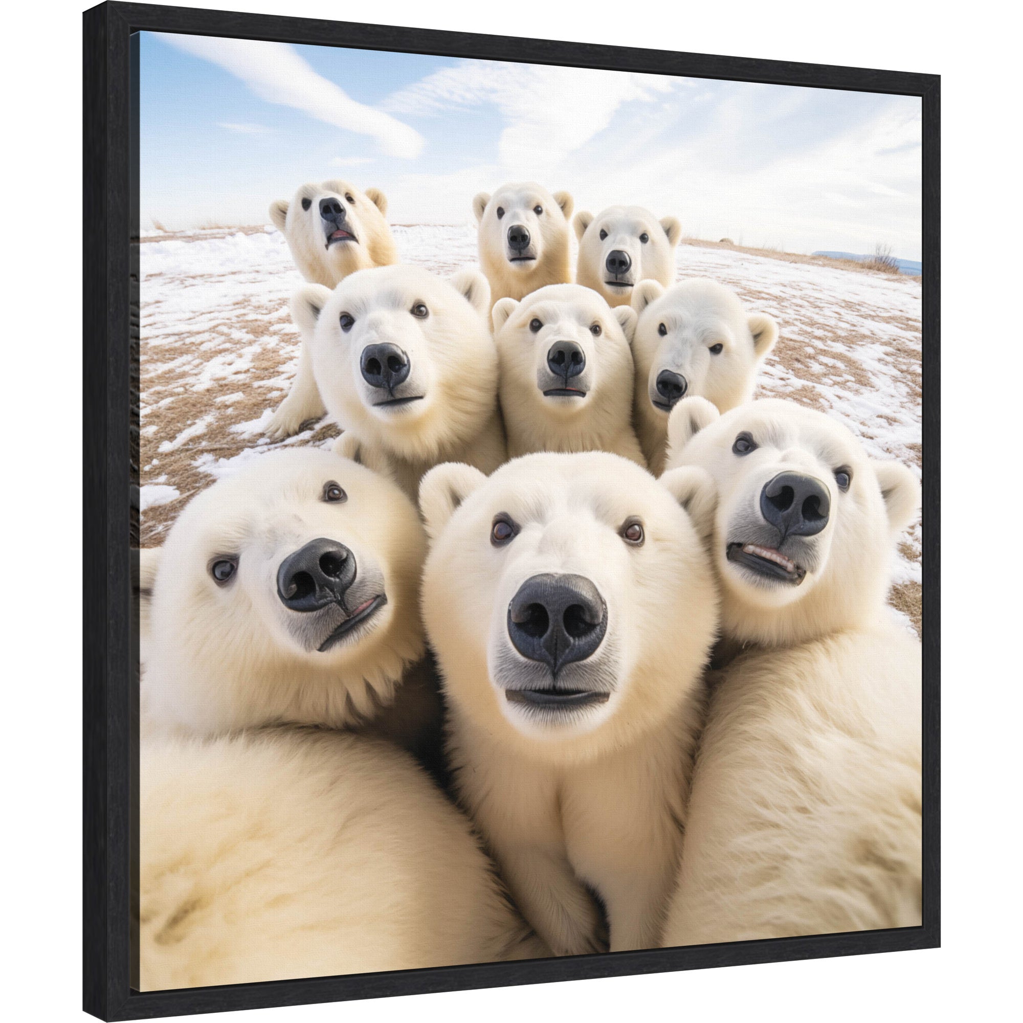 Funny Polar Bear Selfie by The Creative Bunch Studio