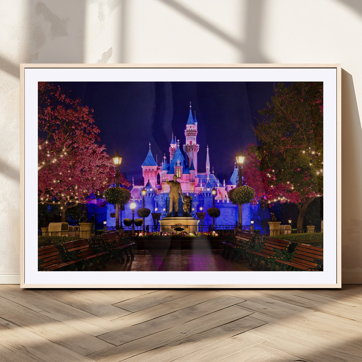 Castle Large Wall Art Disney Magic Kingdom Kids Room Decor -