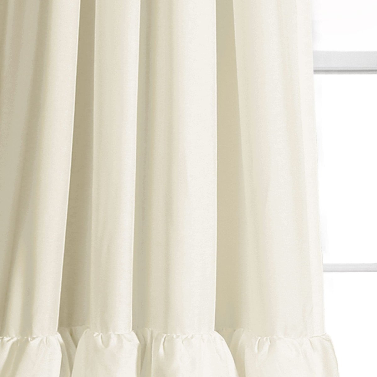 Allison Ruffle Curtain Set