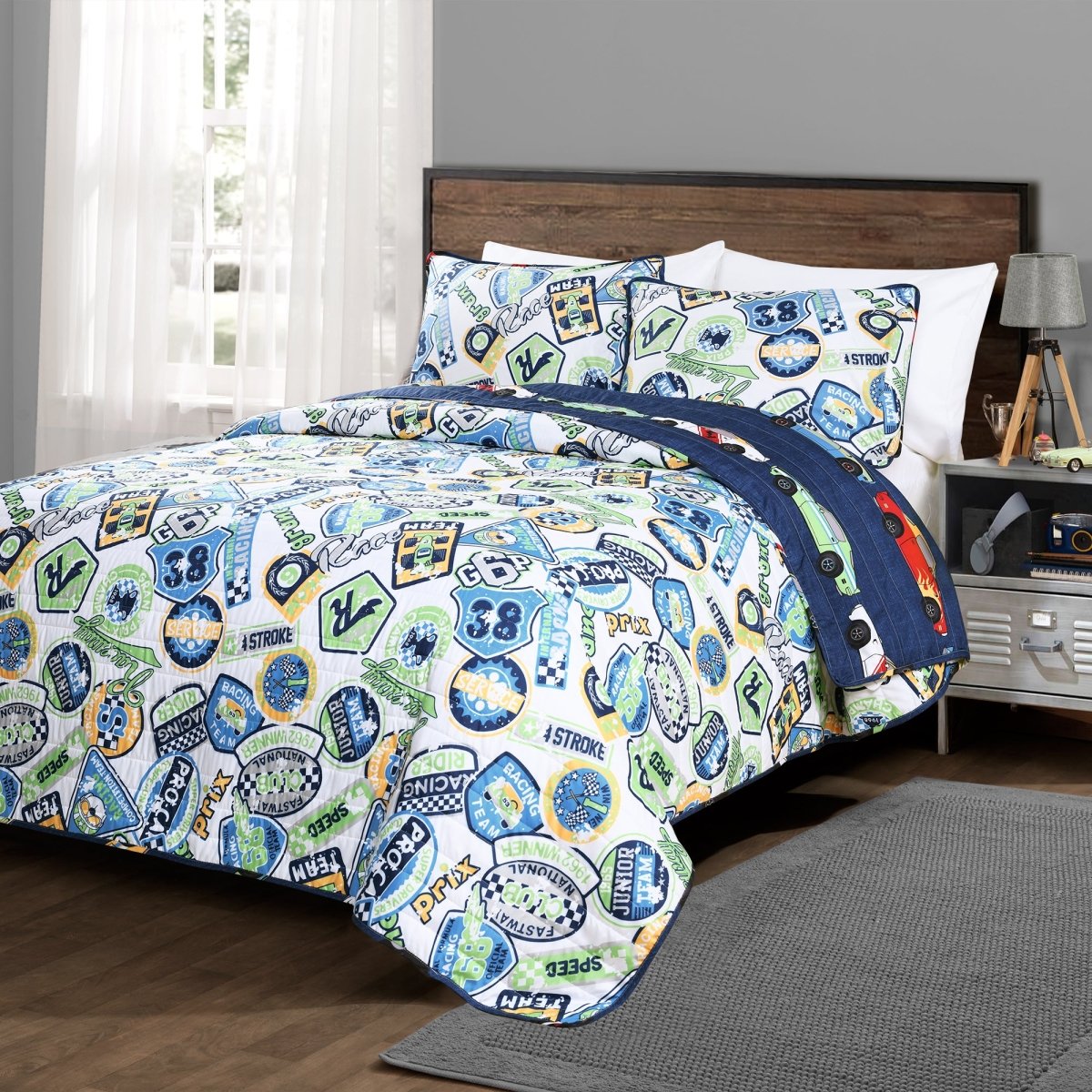 Race Cars Quilt Set