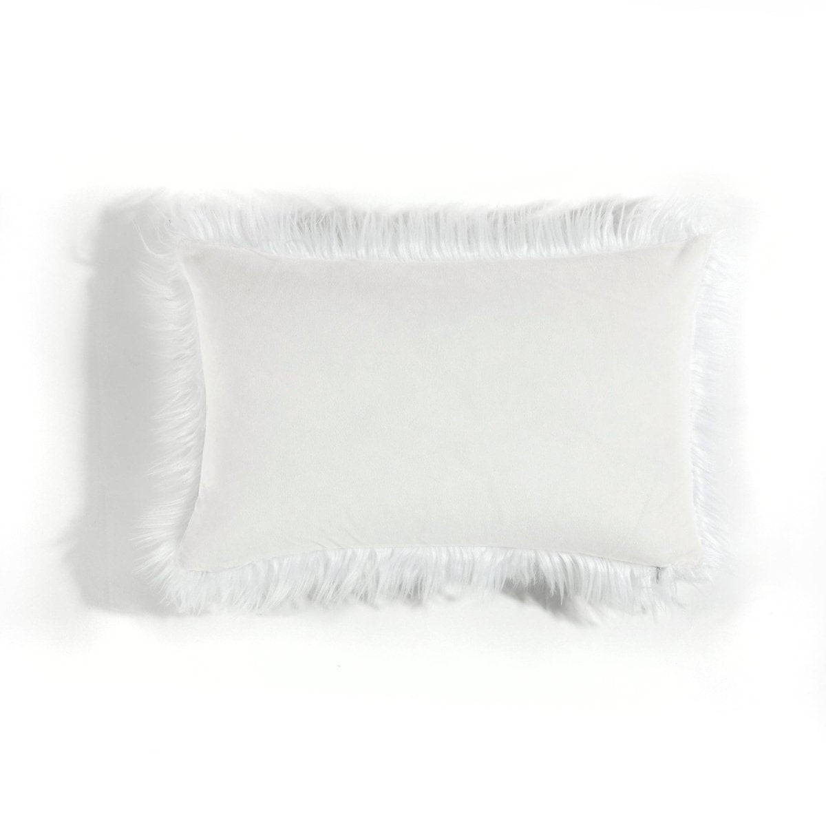 Mongolian Luca Soft Faux Fur Decorative Pillow Cover