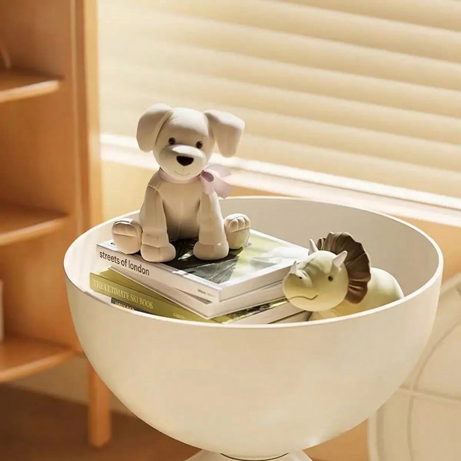 2-In-1 Modern Creative Bear-Shaped Storage Cabinet Bedside Table, Coffee Table-3