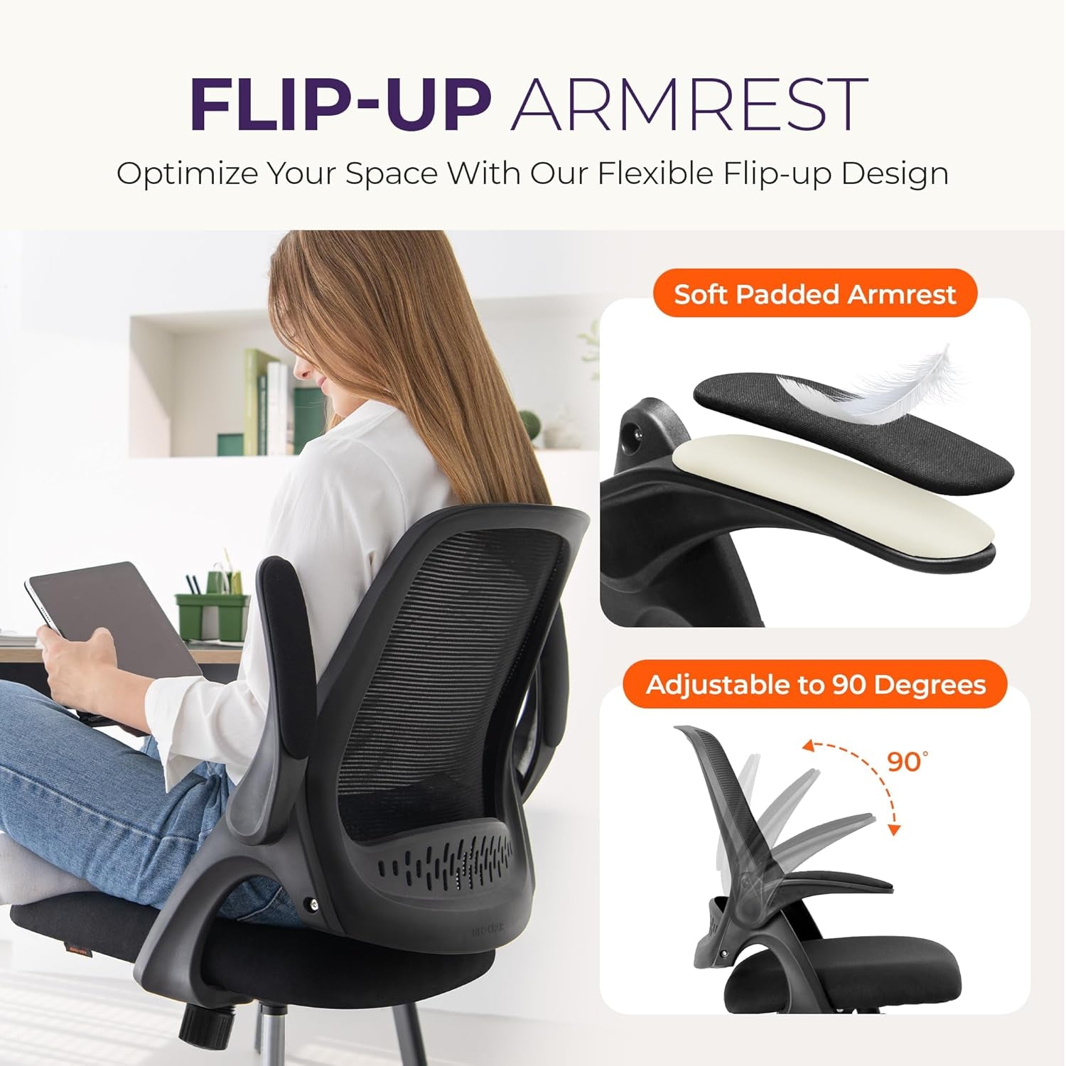 Ergonomic Gaming Chair With Lumbar Support Black Adjustable
