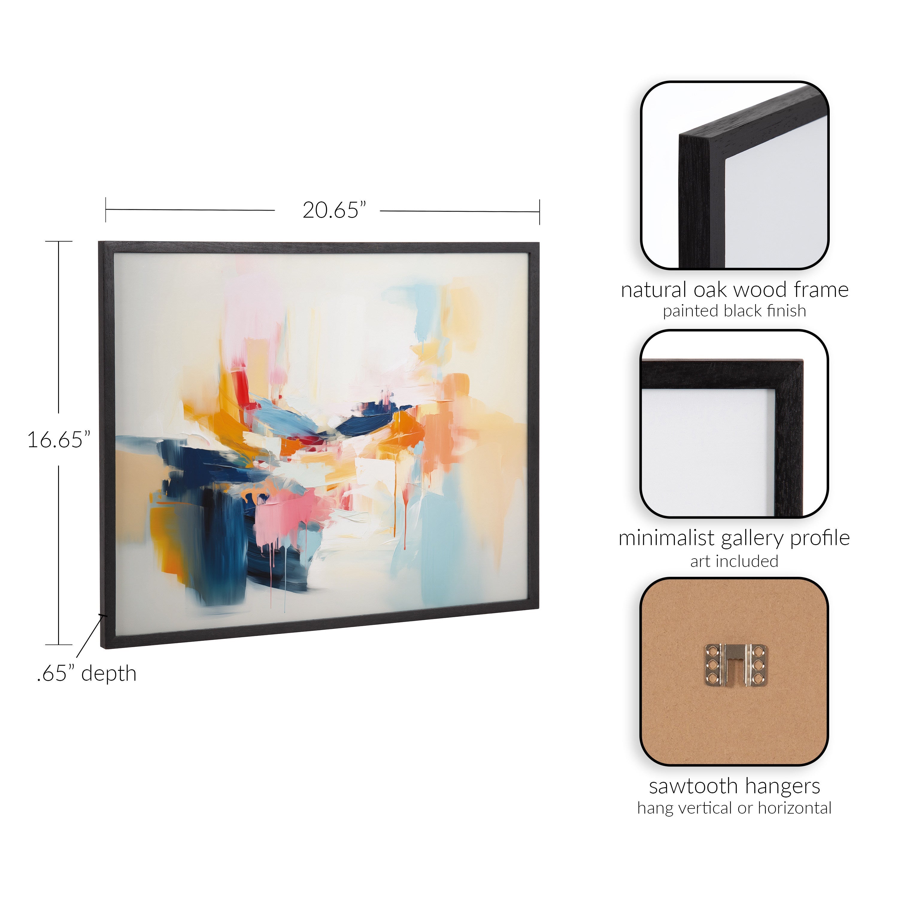 Gallery Elegant Coastal Beach Abstract Print by The Creative Bunch Studio