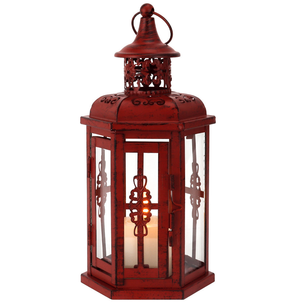 10“H Vintage Hanging Lantern-2